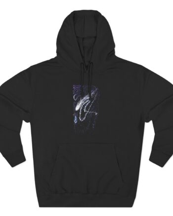 Kurt Cobain Ahhhhhh Intestines Three-Panel Fleece Hoodie