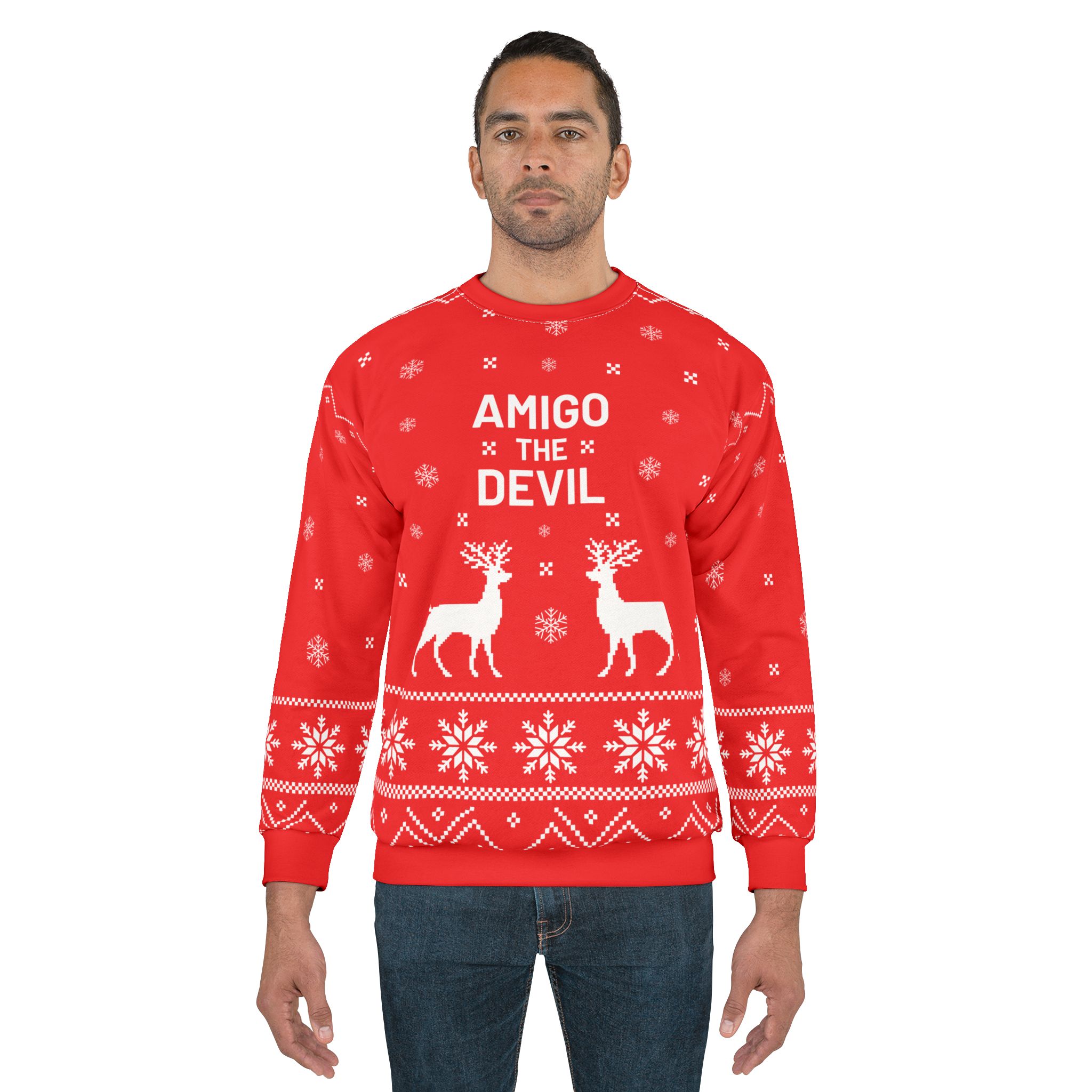 Amigo the Devil Unisex Sweatshirt (AOP)