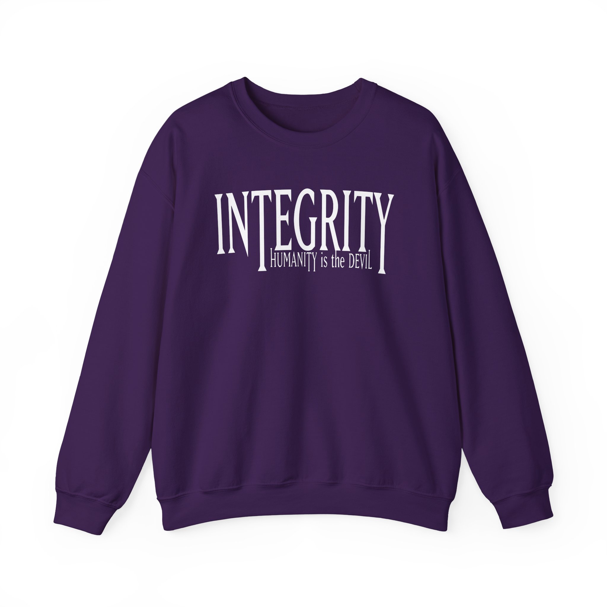 Integrity Humanity Is The Devil Unisex Heavy Blendâ„¢ Crewneck Sweatshirt