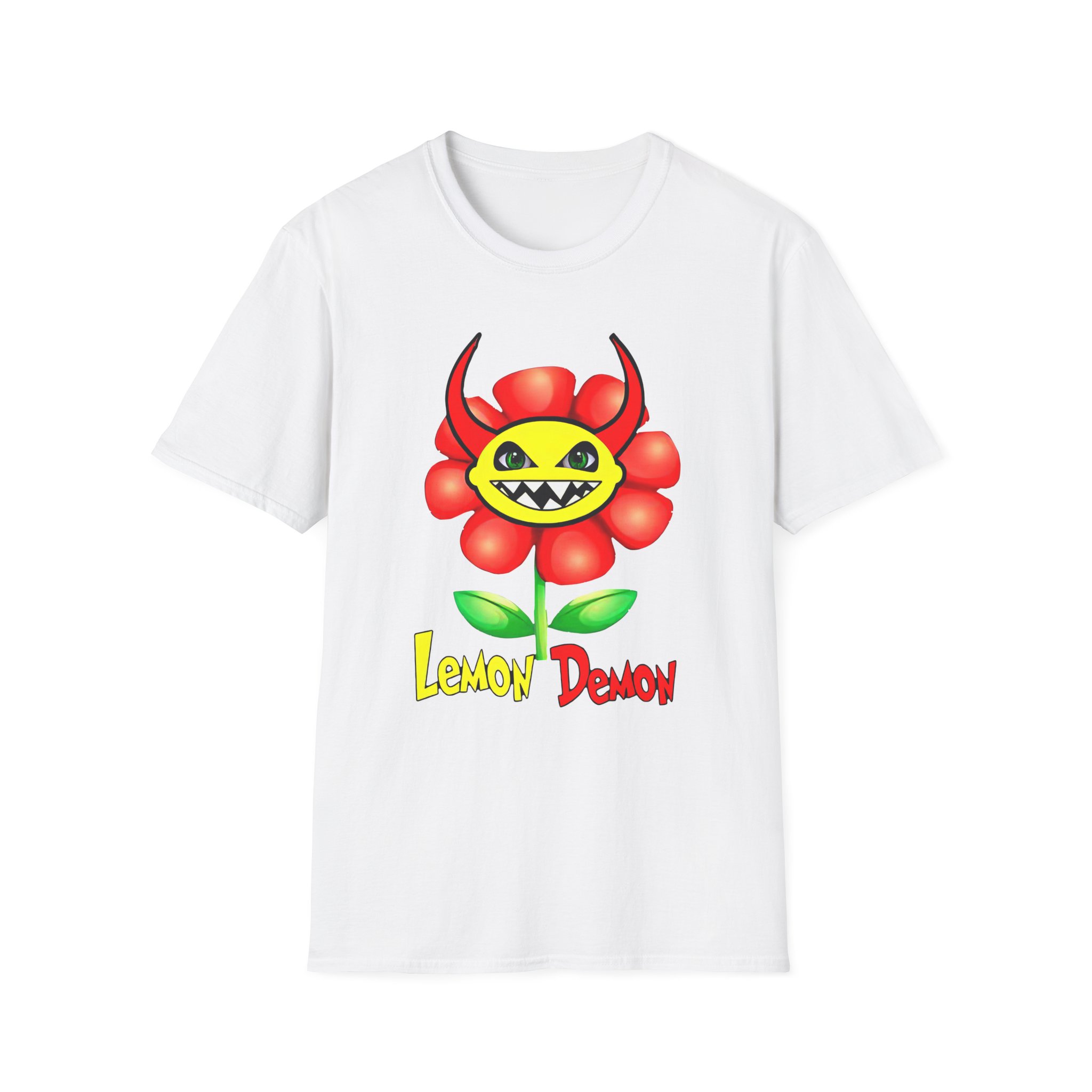 Lemon Demon Flower Unisex Softstyle T-Shirt