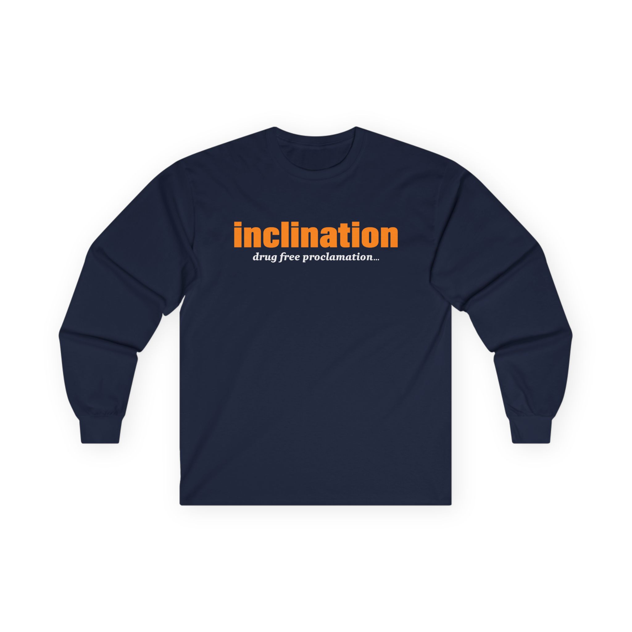 Inclination Drug Free Unisex Ultra Cotton Long Sleeve Tee