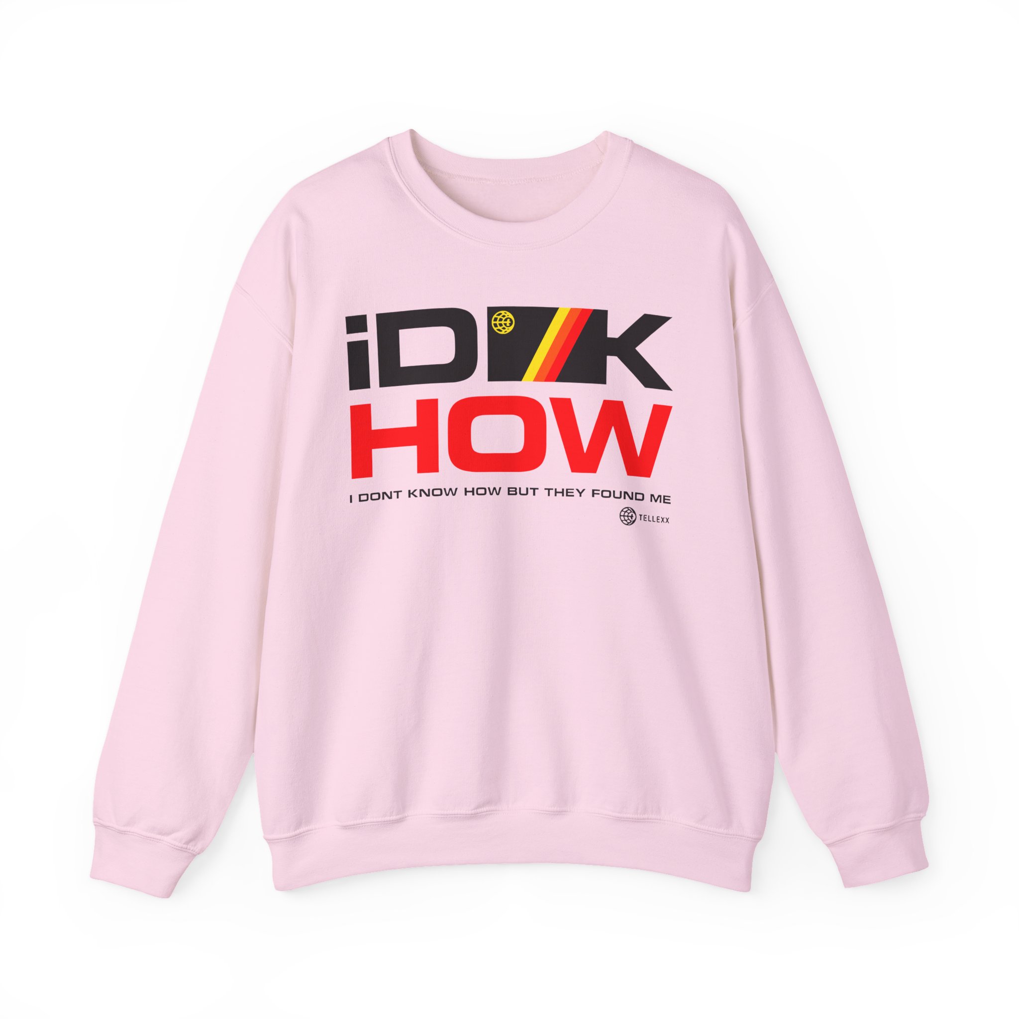 iDKHOW Striped Box Gold Unisex Heavy Blendâ„¢ Crewneck Sweatshirt