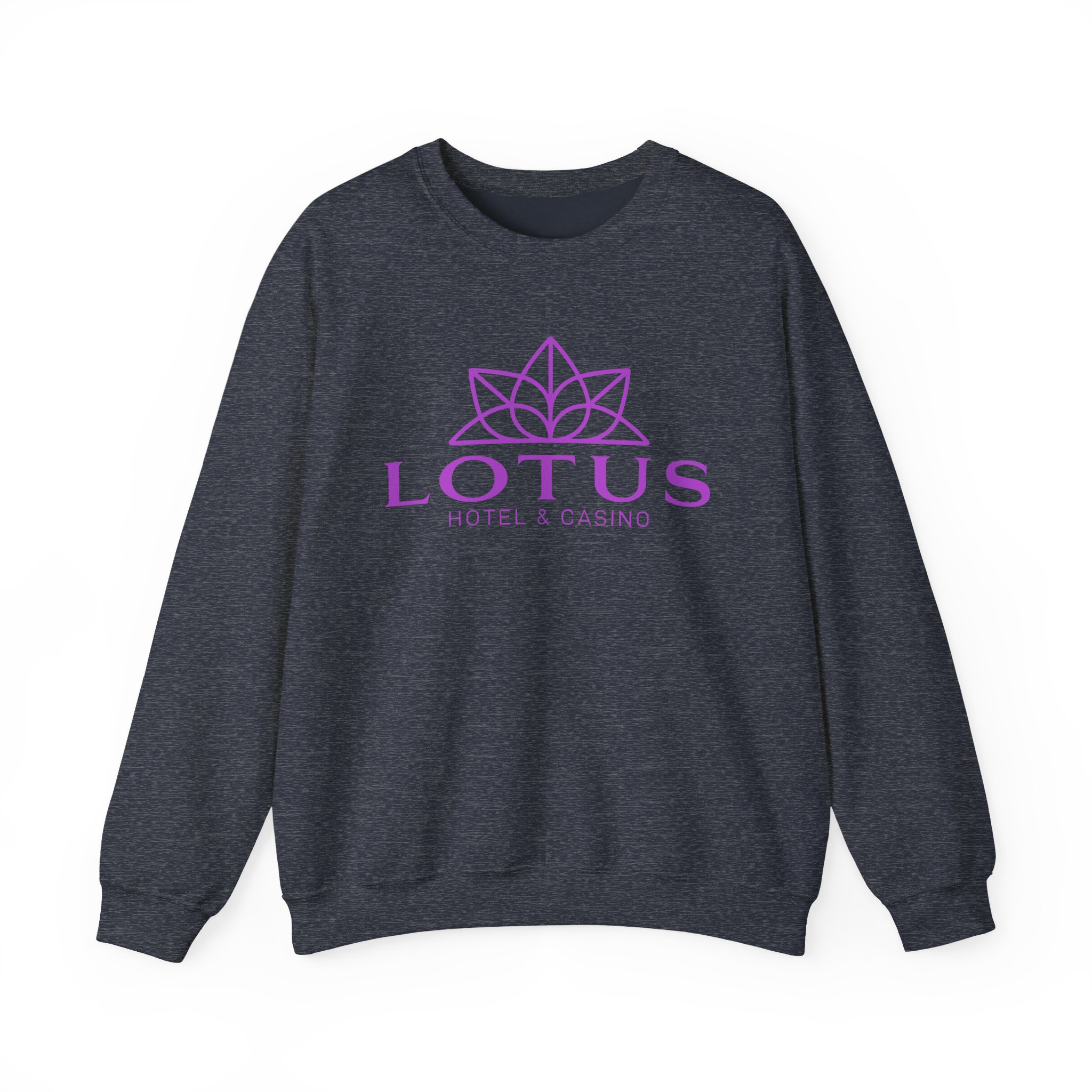 Percy Jackson and the Olympians Lotus Hotel & Casino Unisex Heavy Blendâ„¢ Crewneck Sweatshirt