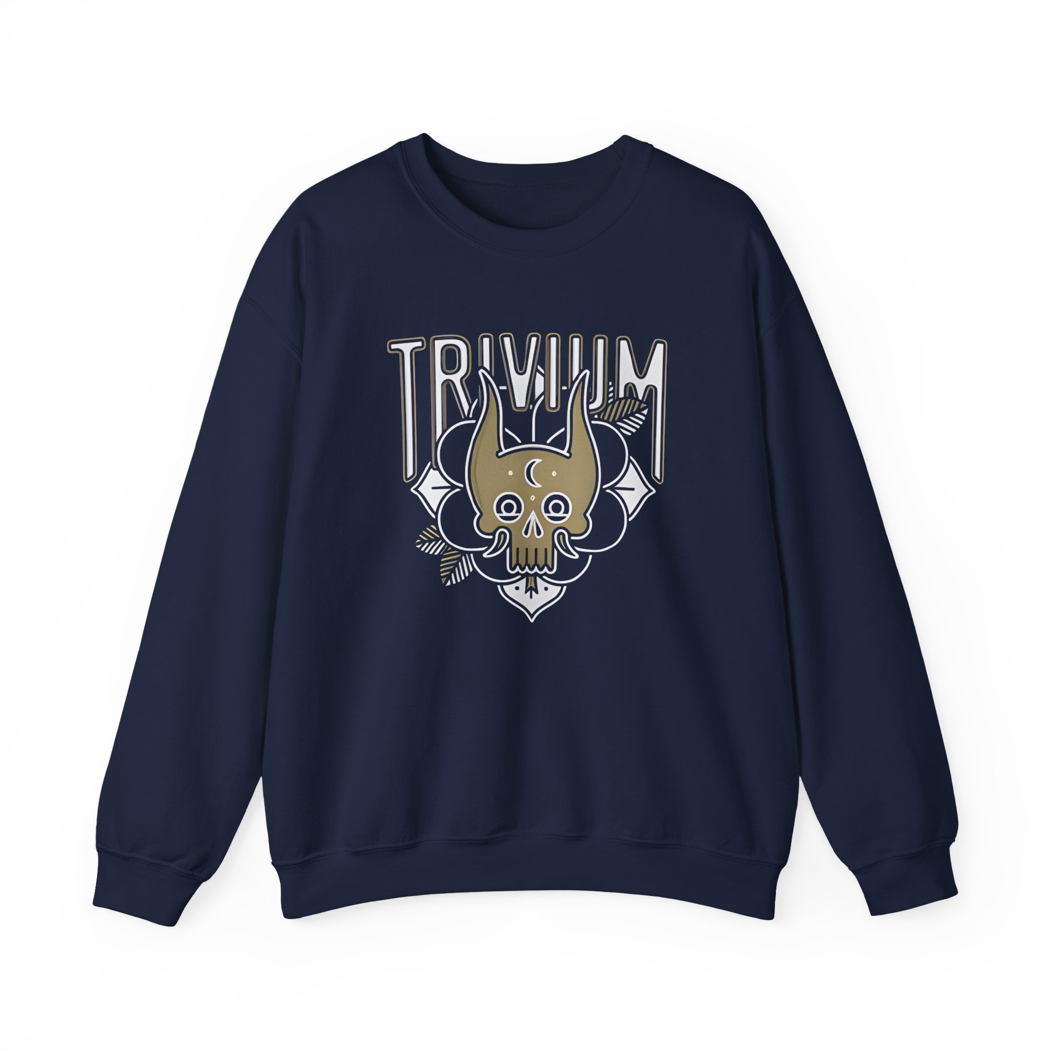 Trivium Rustic Oni Unisex Heavy Blendâ„¢ Crewneck Sweatshirt