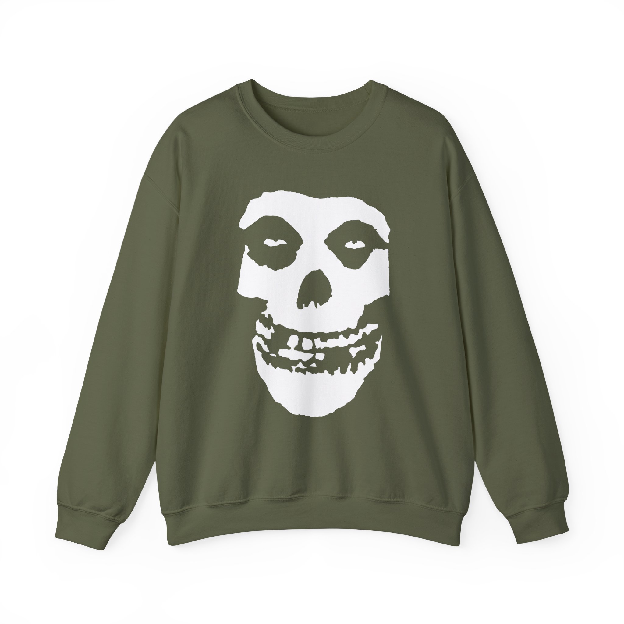 Misfits Classic Fiend Skull Unisex Heavy Blendâ„¢ Crewneck Sweatshirt
