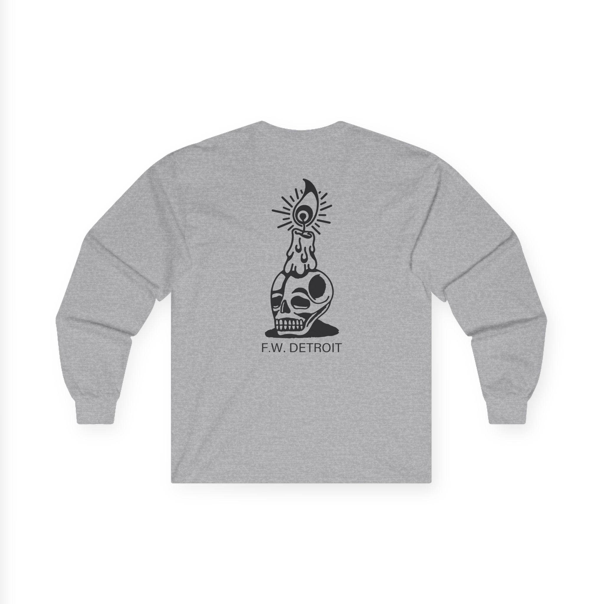 Fireworks Skull Unisex Ultra Cotton Long Sleeve Tee