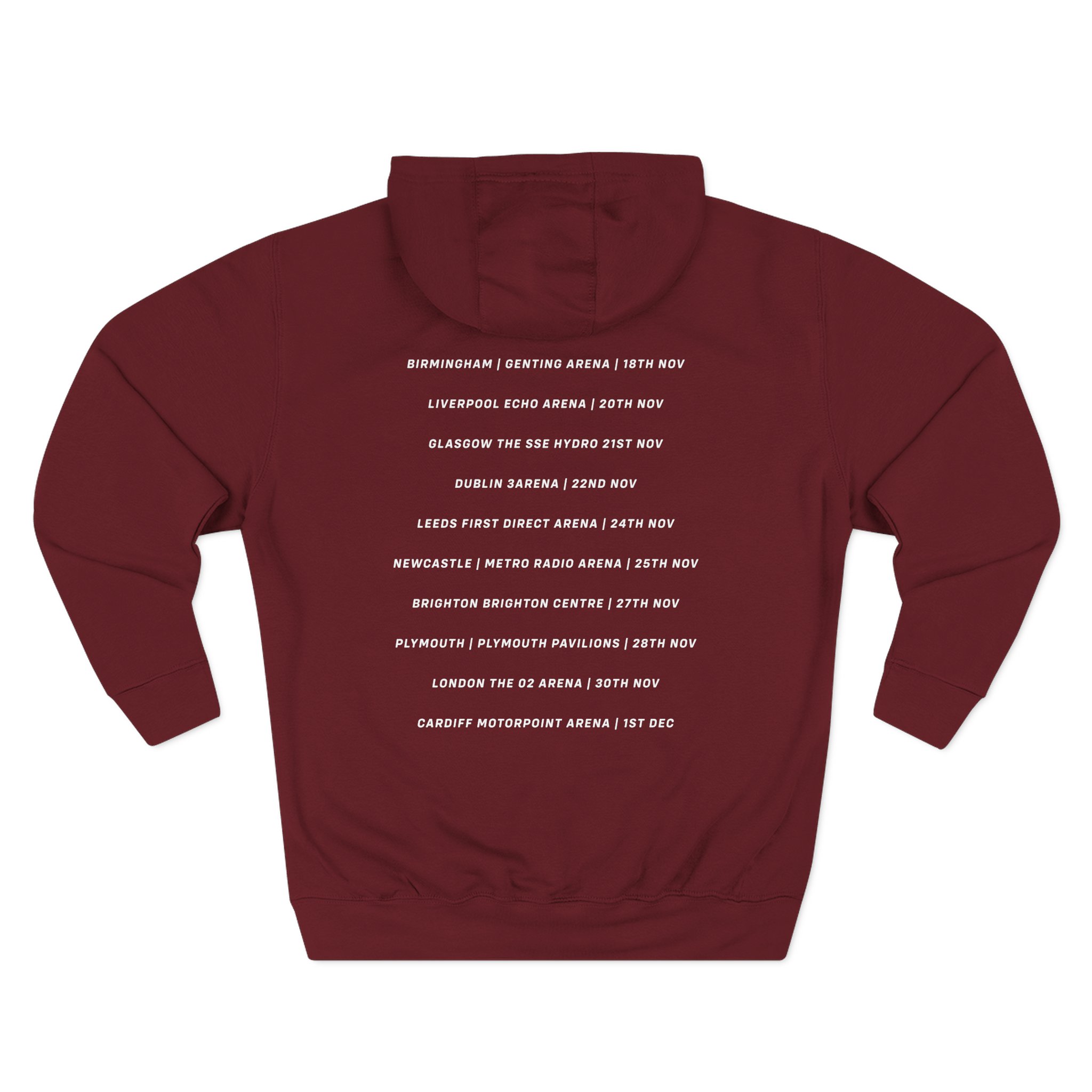Jess Glynne Take Me Home Tour Three-Panel Fleece Hoodie