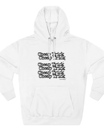 Cheap Trick Stacked Logo Three-Panel Fleece Hoodie