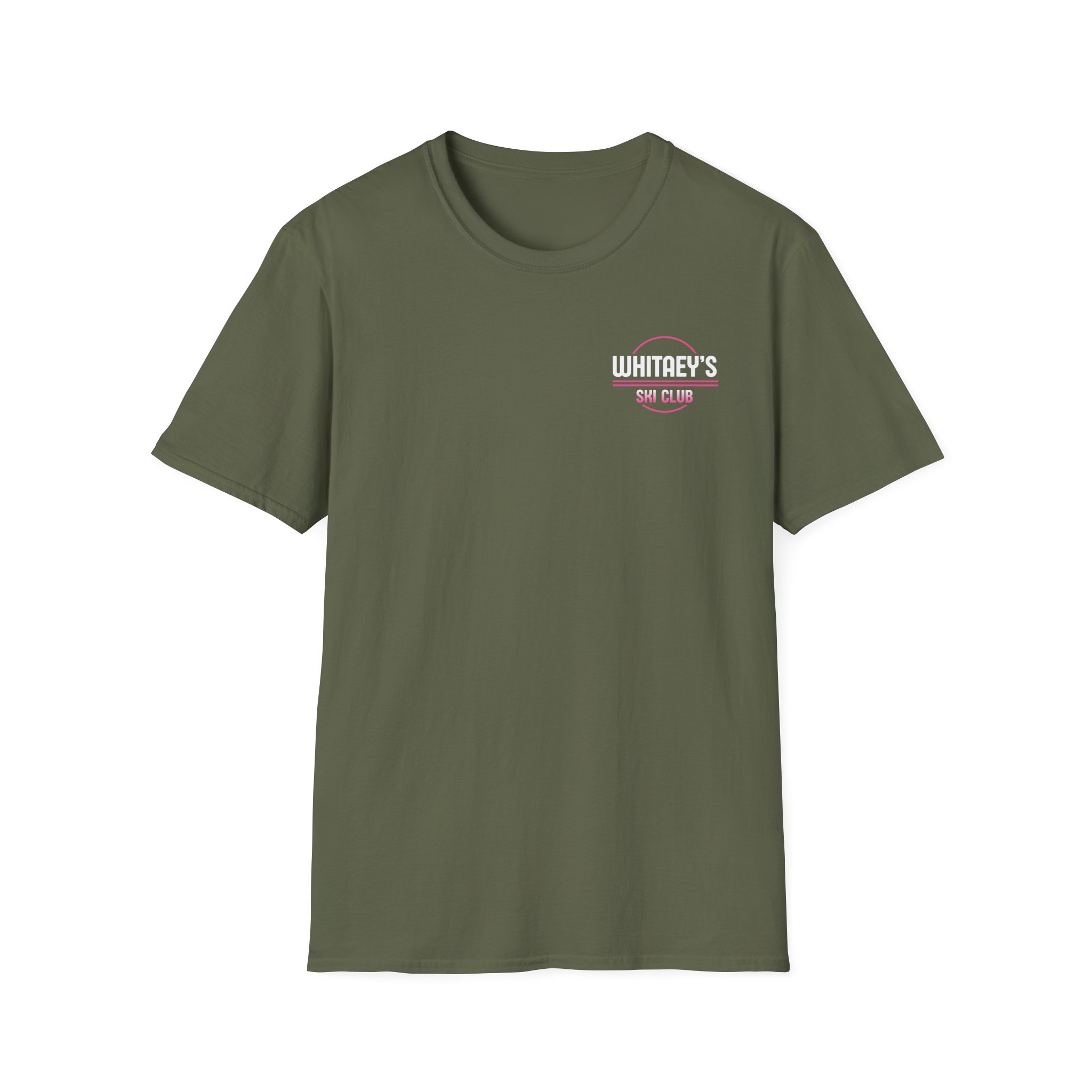 Spittin Chiclets Whitney's Ski Club Unisex Softstyle T-Shirt