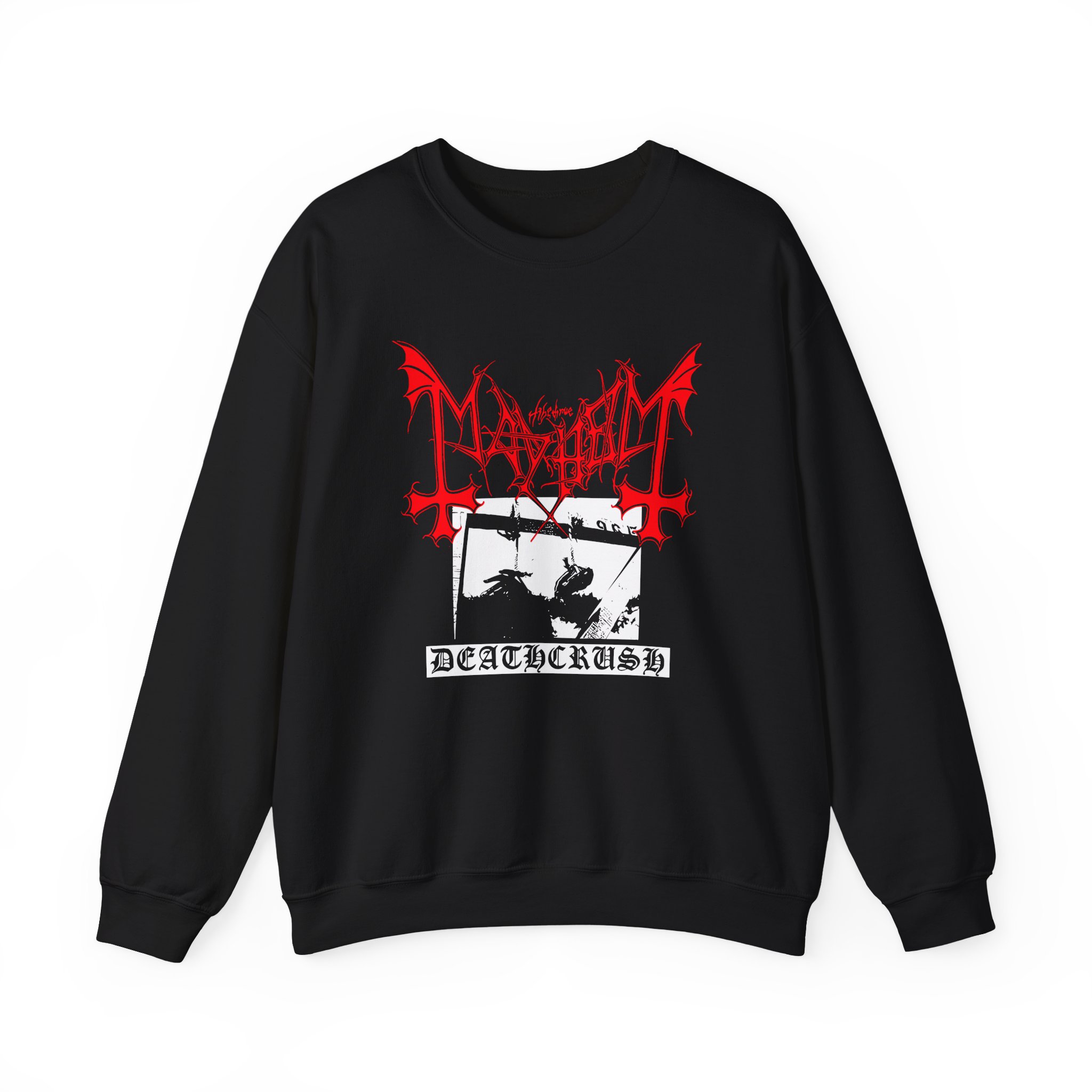Mayhem Deathcrush Unisex Heavy Blendâ„¢ Crewneck Sweatshirt