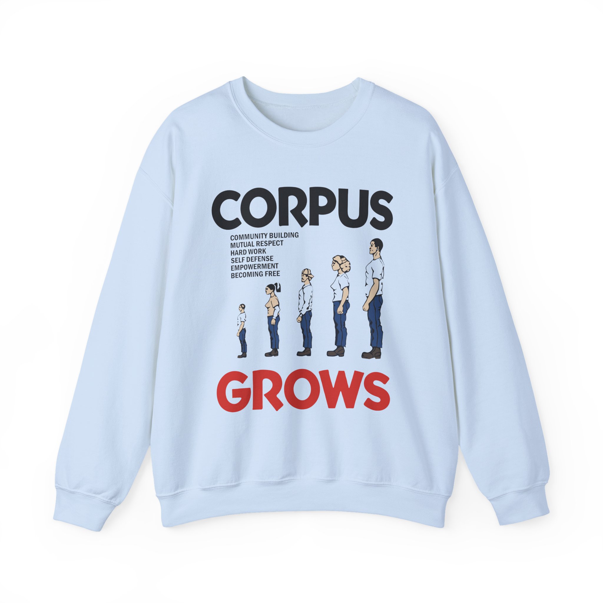 Show Me the Body Corpus Grows Unisex Heavy Blendâ„¢ Crewneck Sweatshirt