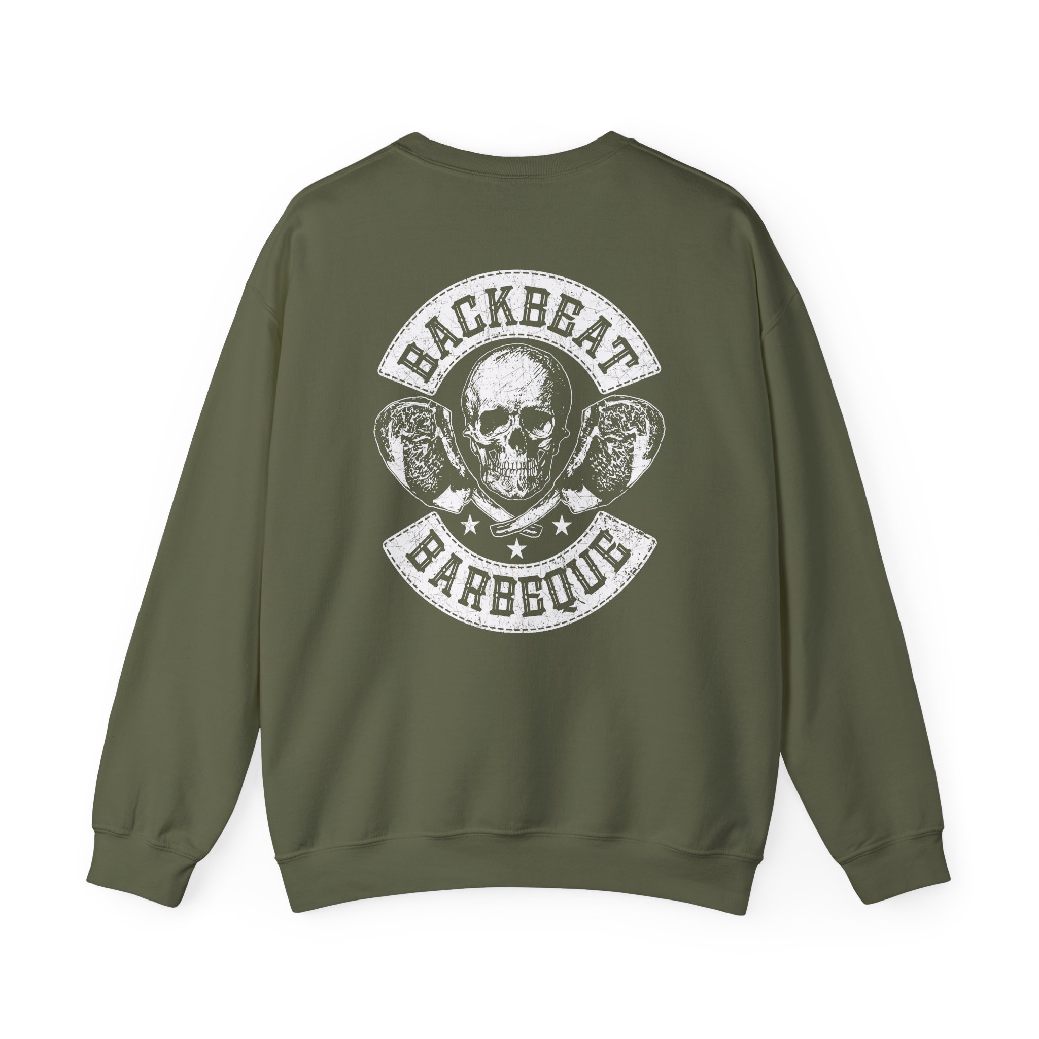 Foo Fighters Backbeat Bbq Logo Unisex Heavy Blendâ„¢ Crewneck Sweatshirt