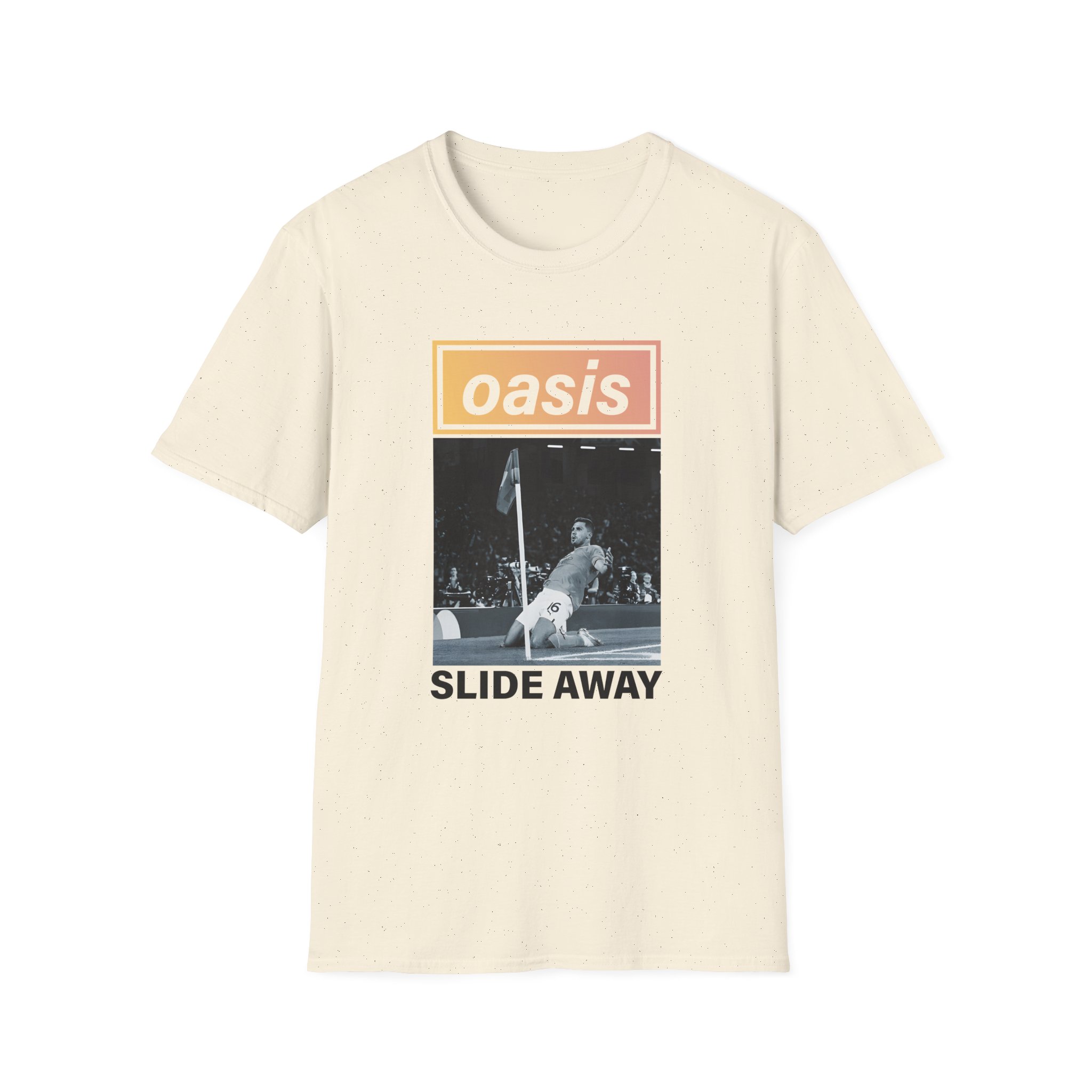 Oasis Man City Slide Away Unisex Softstyle T-Shirt