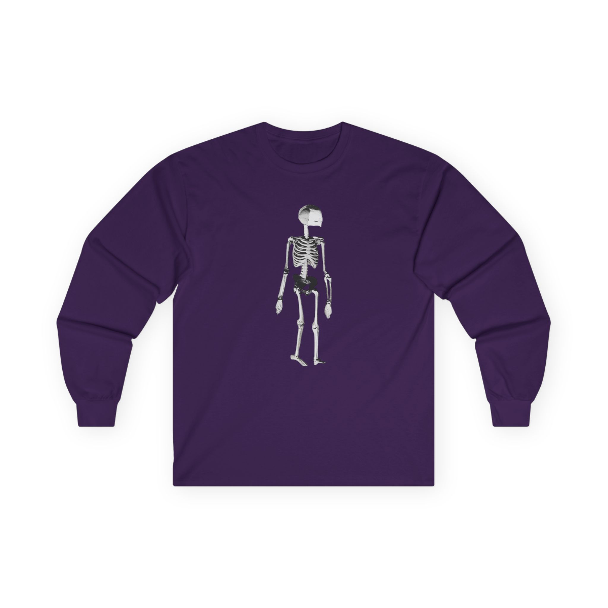 Kurt Cobain Skeleton Unisex Ultra Cotton Long Sleeve Tee