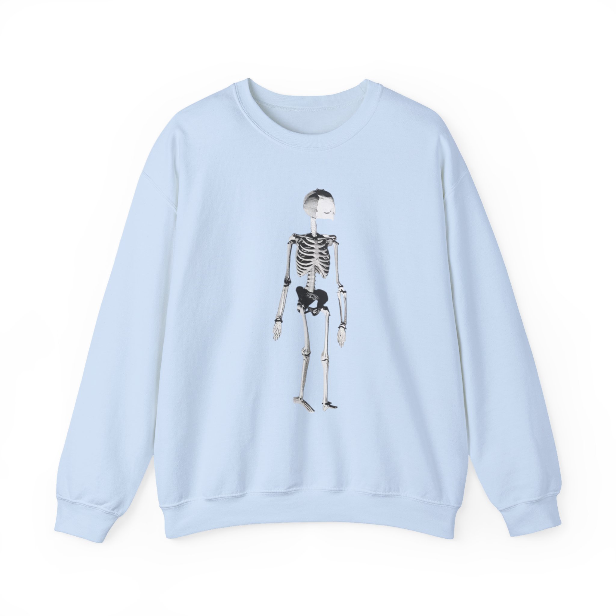 Kurt Cobain Skeleton Unisex Heavy Blendâ„¢ Crewneck Sweatshirt