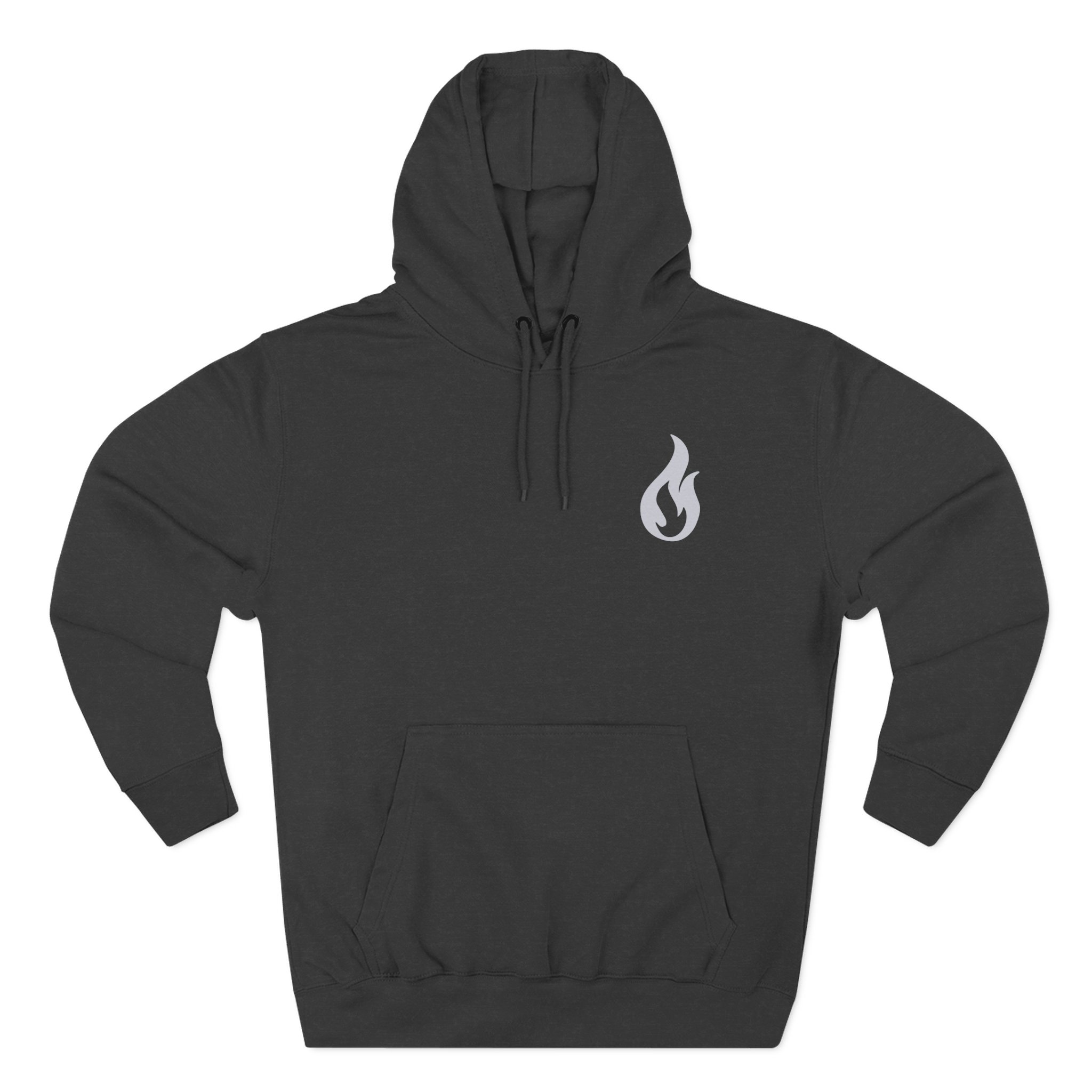 Like Moths to Flames Three-Panel Fleece Hoodie