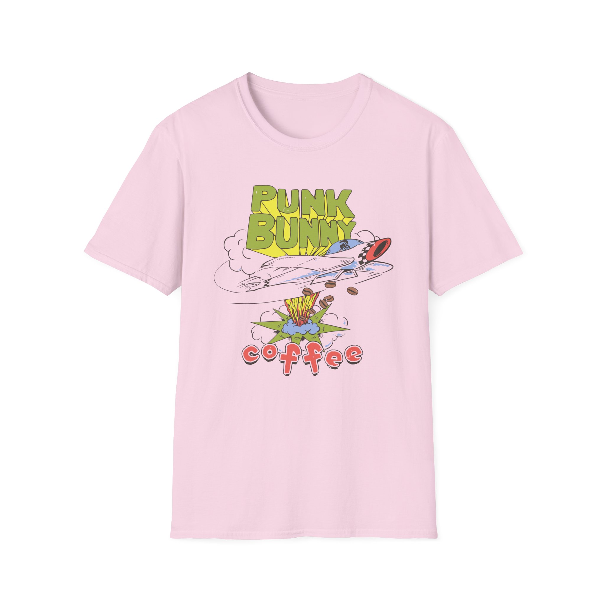 Green Day Punk Bunny Dookie Unisex Softstyle T-Shirt