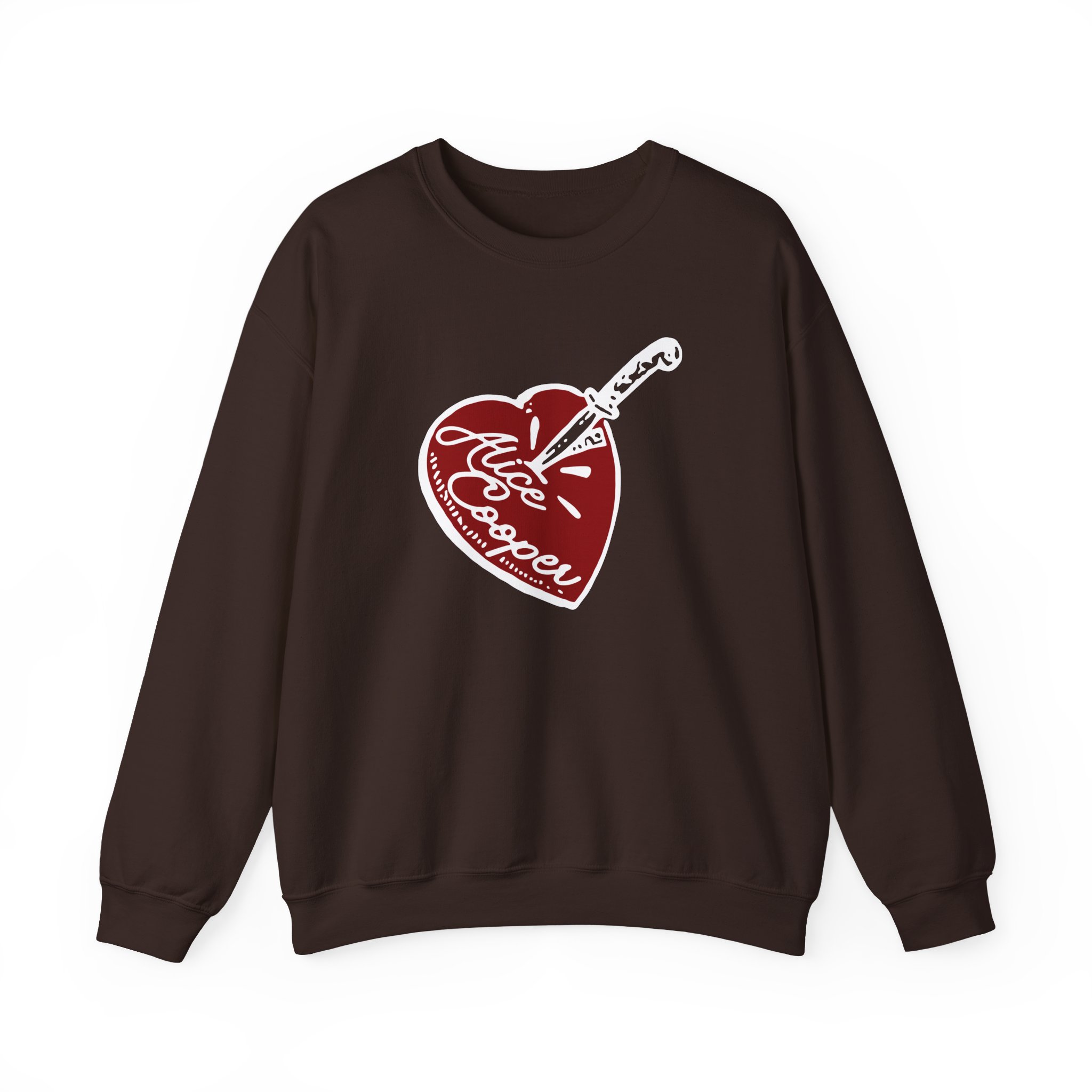 Alice Cooper Stab Heart Unisex Heavy Blendâ„¢ Crewneck Sweatshirt