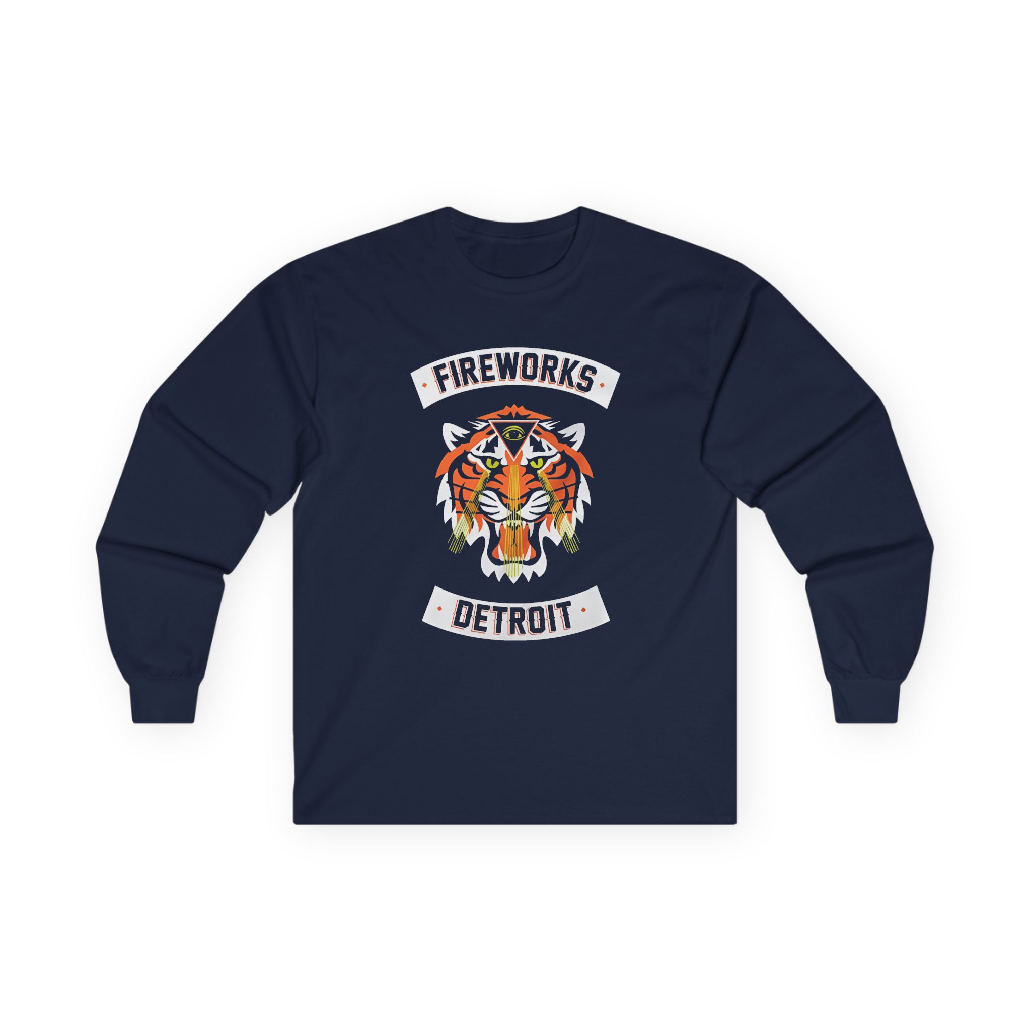 Fireworks Tiger Unisex Ultra Cotton Long Sleeve Tee