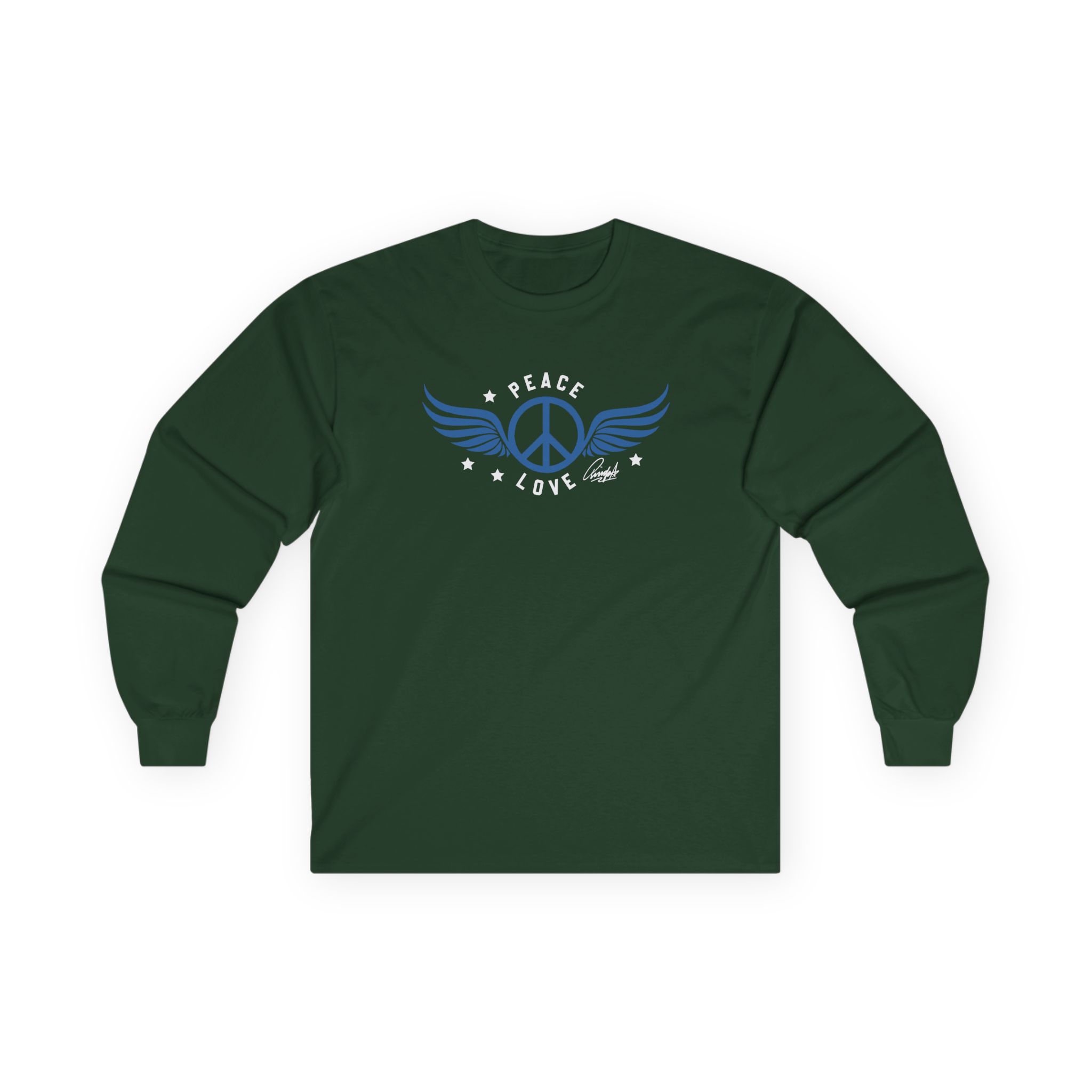 Ringo Starr Peace Love Unisex Ultra Cotton Long Sleeve Tee