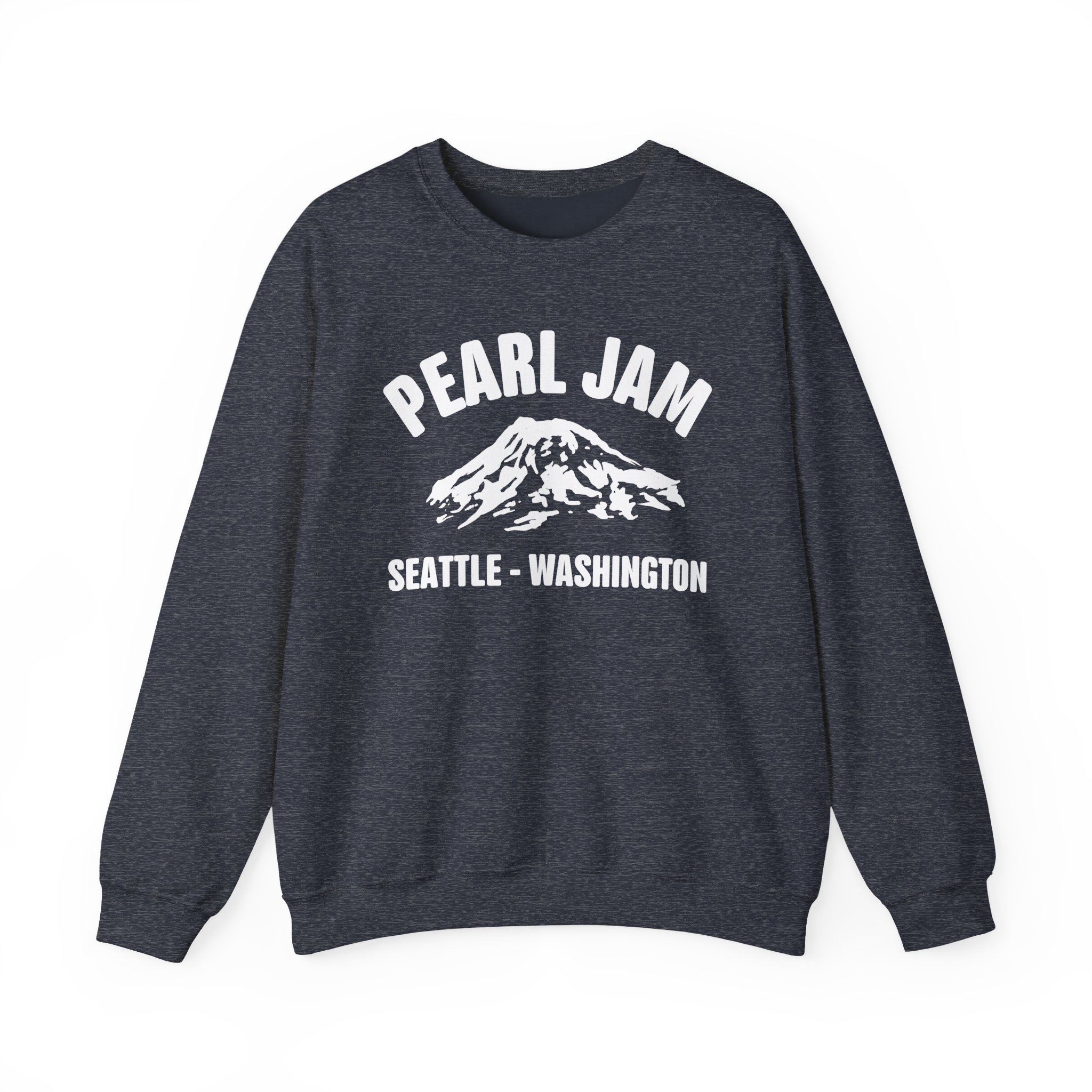 Pearl Jam Snowcap Unisex Heavy Blendâ„¢ Crewneck Sweatshirt