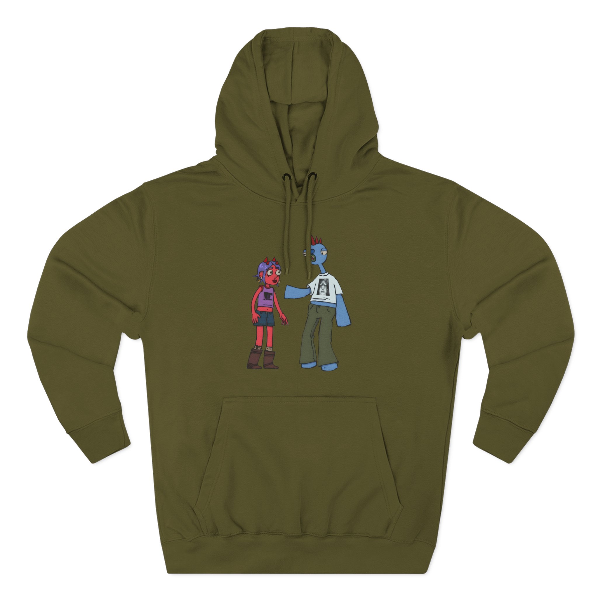 Emergency Intercom Three-Panel Fleece Hoodie