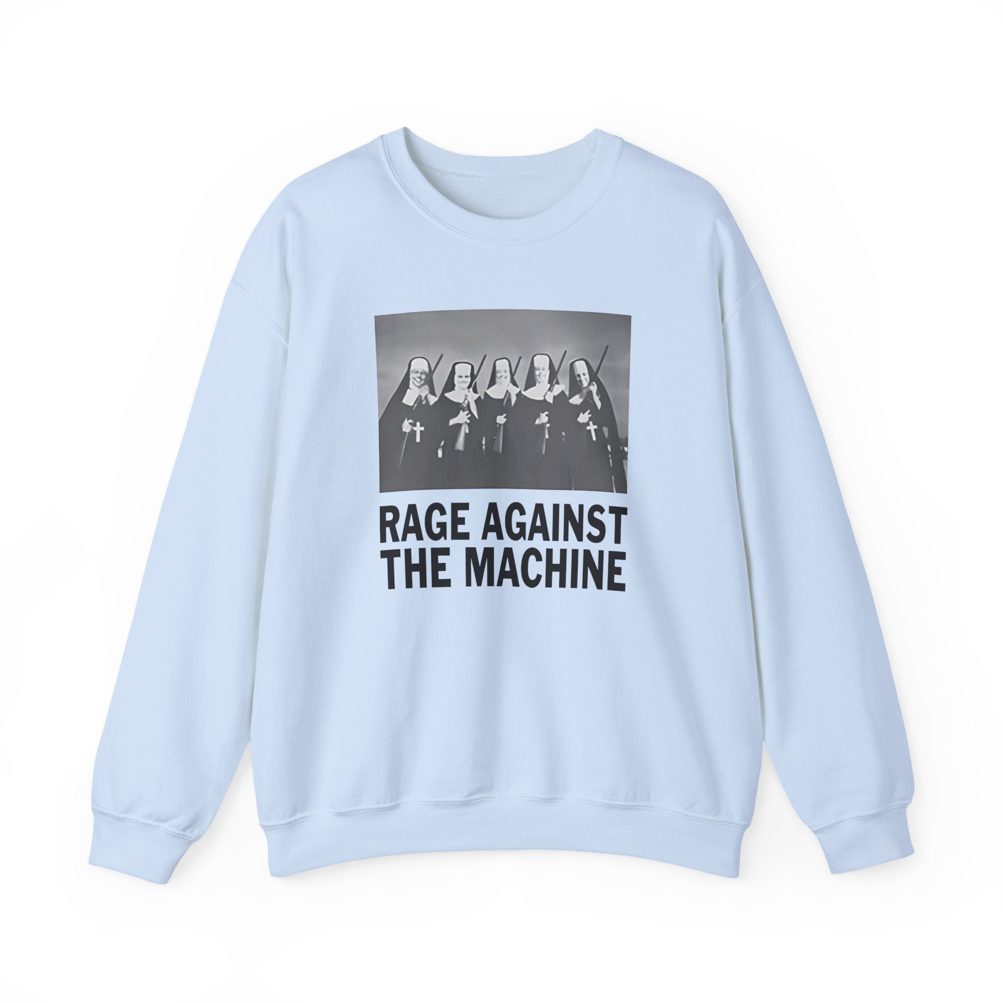 Rage Against the Machine Nuns and Guns Unisex Heavy Blendâ„¢ Crewneck Sweatshirt