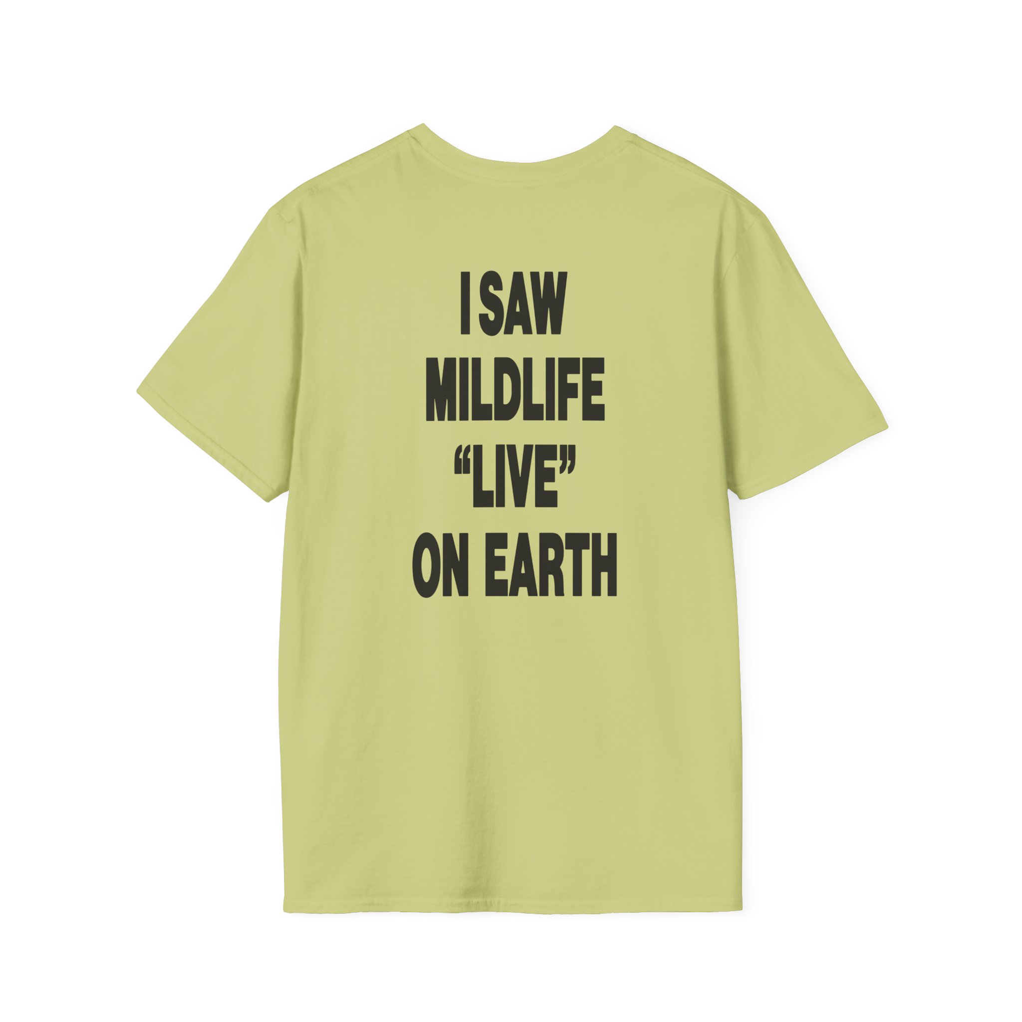 Mildlife Live on Earth Unisex Softstyle T-Shirt