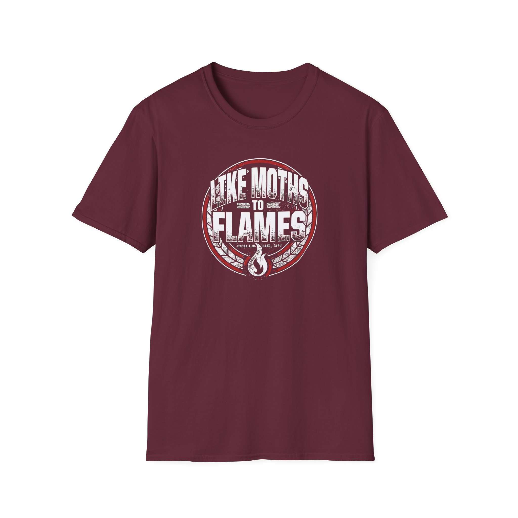 Like Moths to Flames Unisex Softstyle T-Shirt