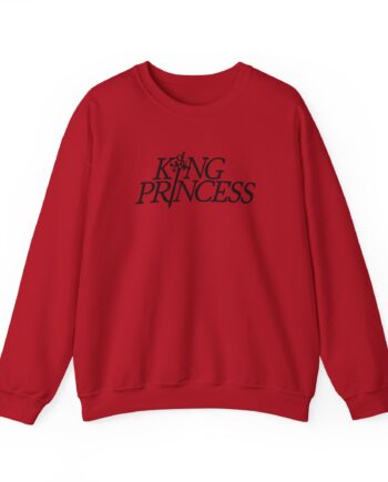 King Princess logo Unisex Heavy Blend™ Crewneck Sweatshirt