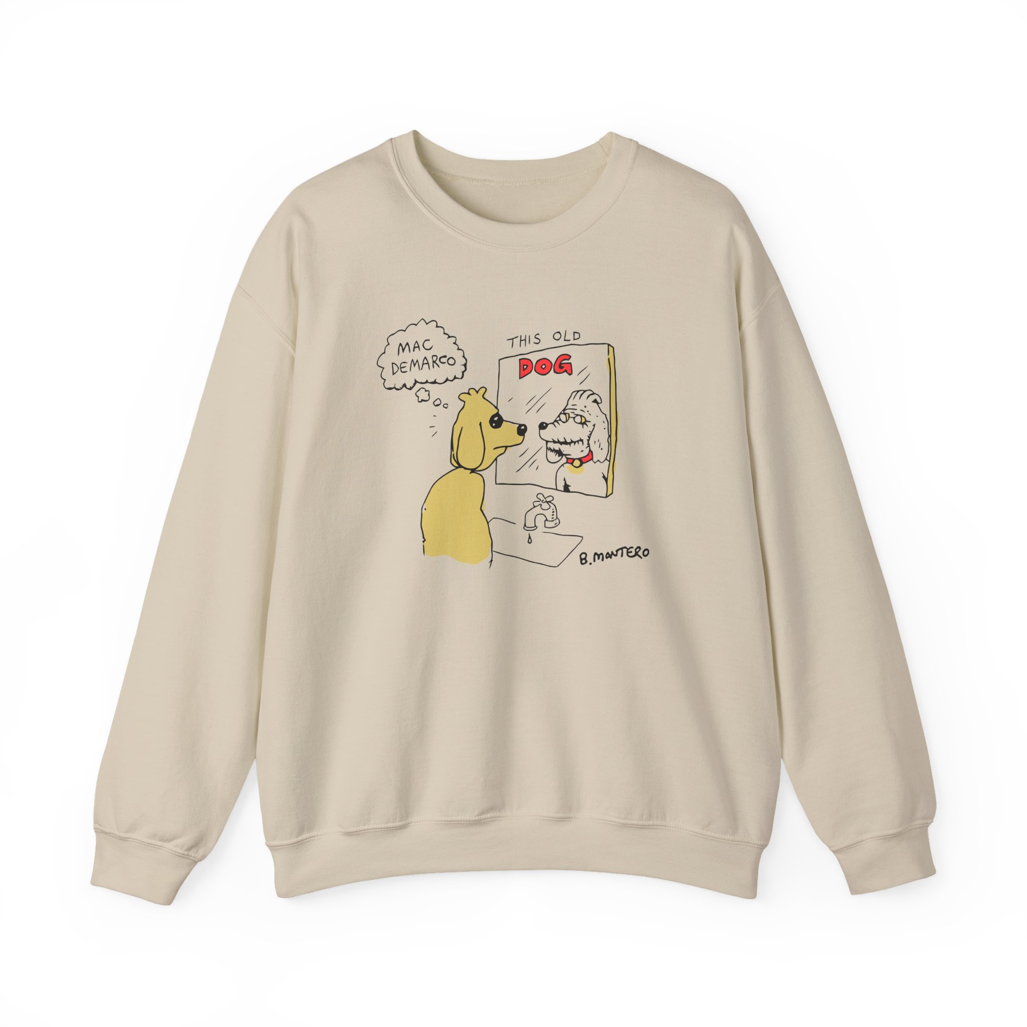 Mac Demarco Dog Mirror Unisex Heavy Blendâ„¢ Crewneck Sweatshirt