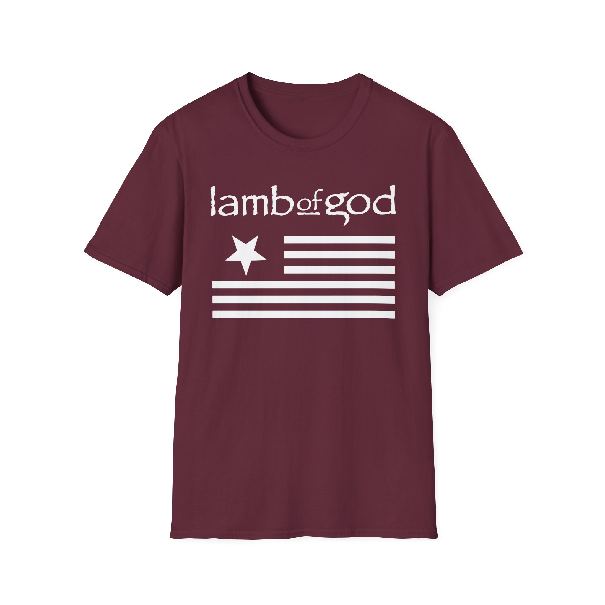 Lamb of God Flag Unisex Softstyle T-Shirt