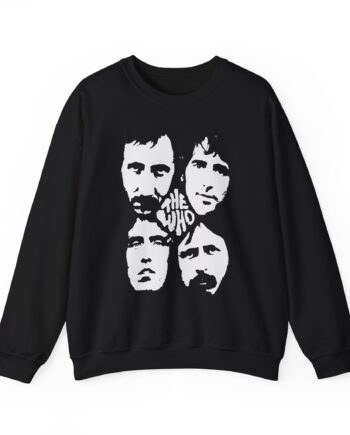 TW Distressed Four Faces Unisex Heavy Blend™ Crewneck Sweatshirt