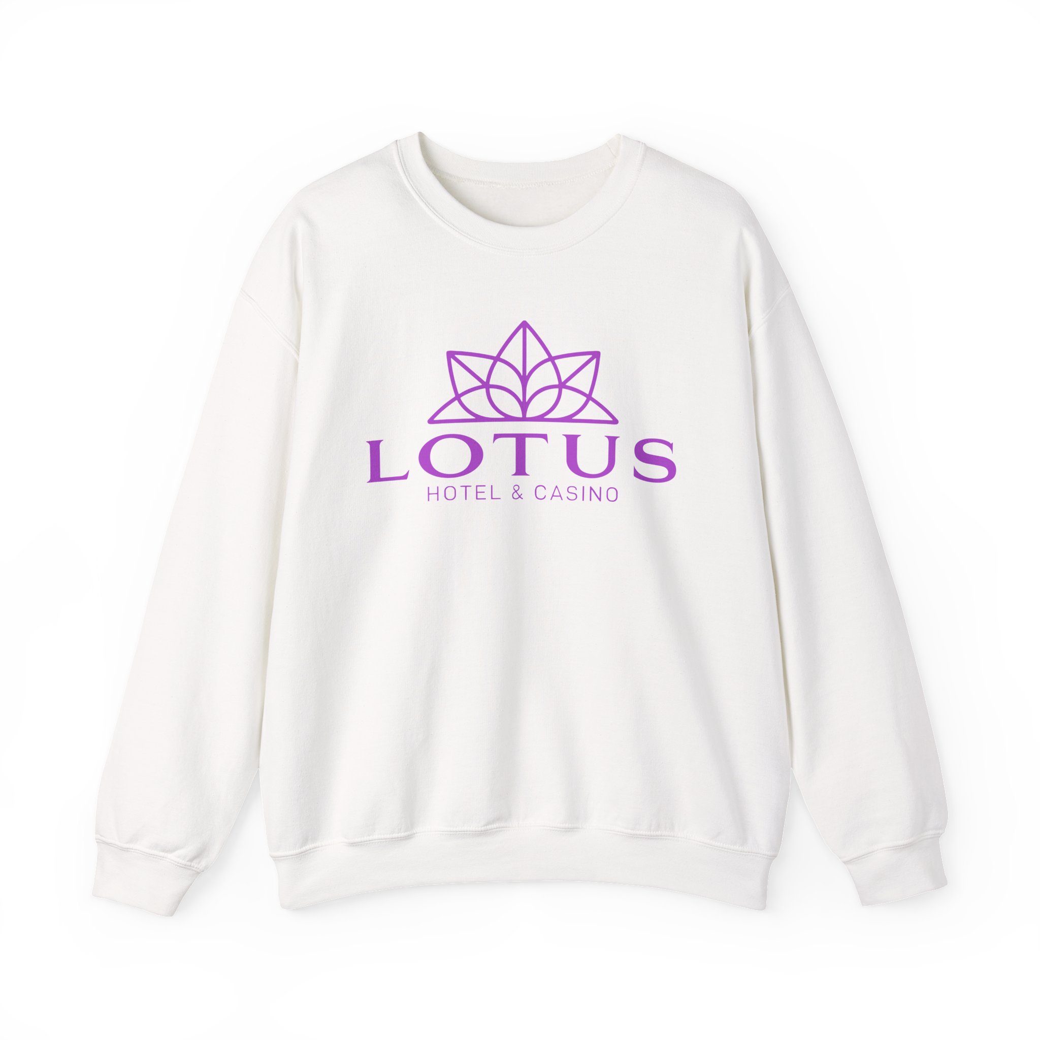 Percy Jackson and the Olympians Lotus Hotel & Casino Unisex Heavy Blendâ„¢ Crewneck Sweatshirt