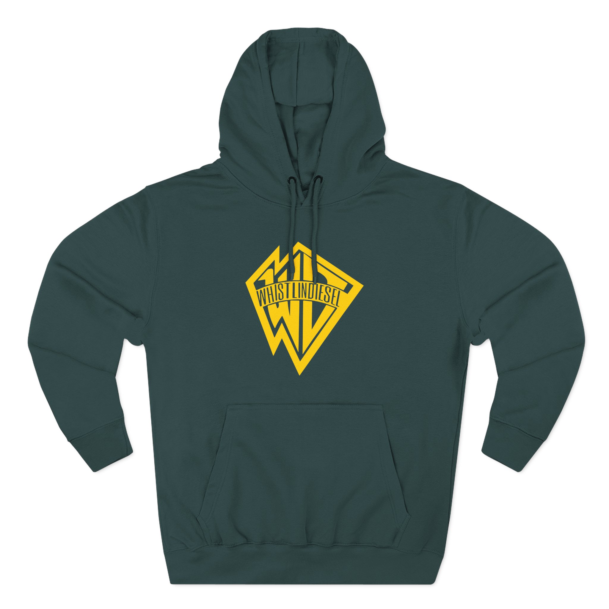 Whistlindiesel Gold Logo Three-Panel Fleece Hoodie