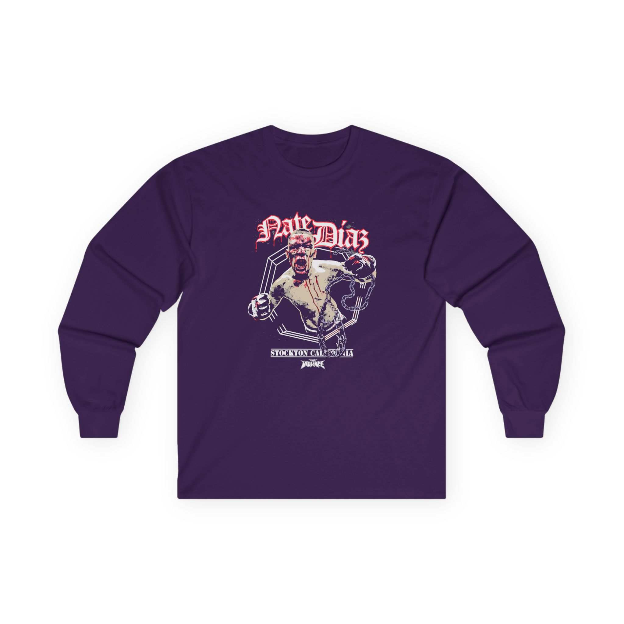 Nate Diaz Stockton Slugger Unisex Ultra Cotton Long Sleeve Tee