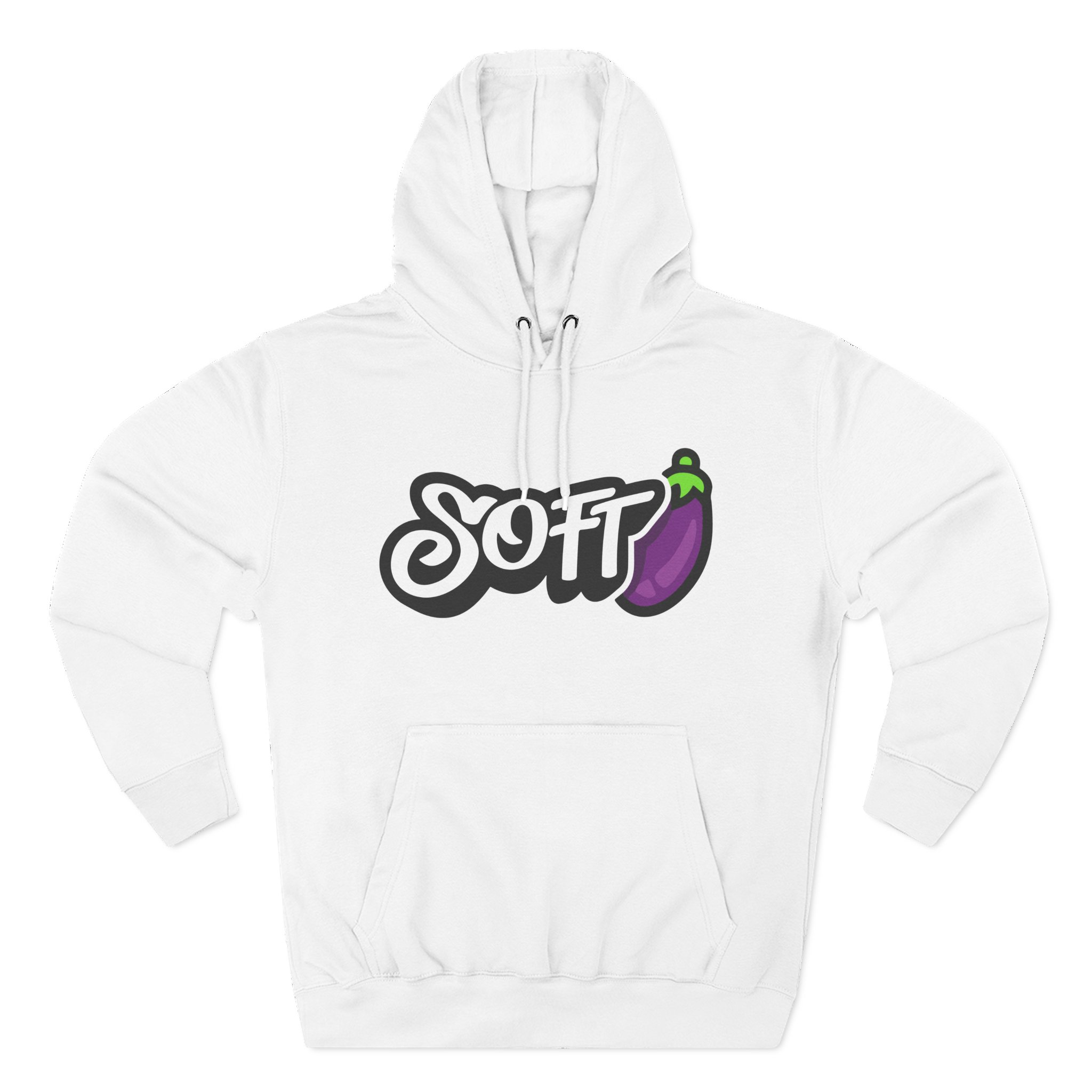 Softwilly Soft Three-Panel Fleece Hoodie