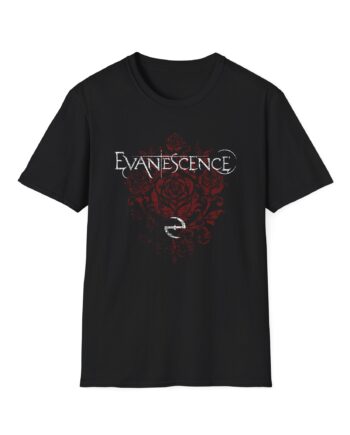 Evanescence Rose Logo Unisex Softstyle T-Shirt