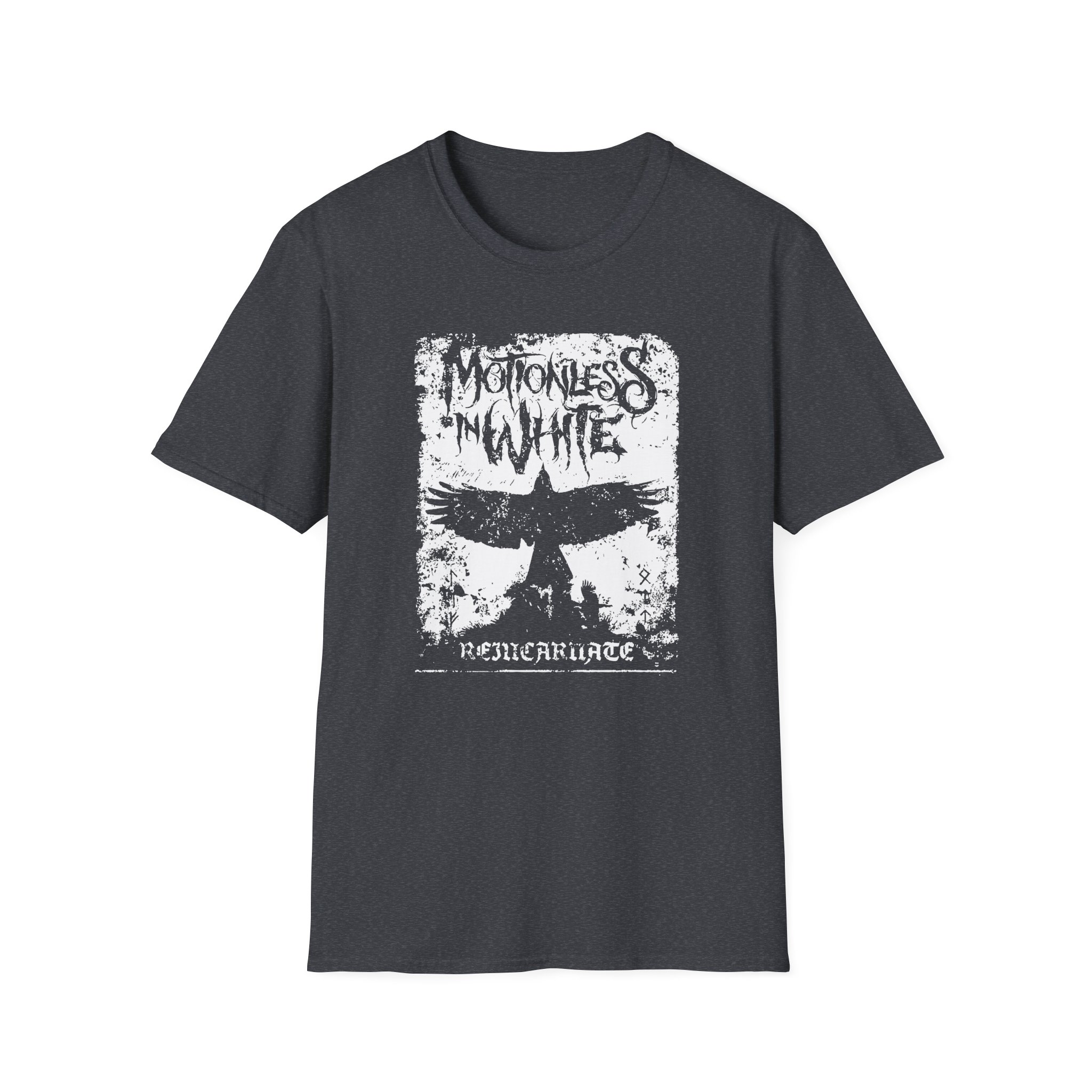 Motionless in White Reincarnate Crow Unisex Softstyle T-Shirt