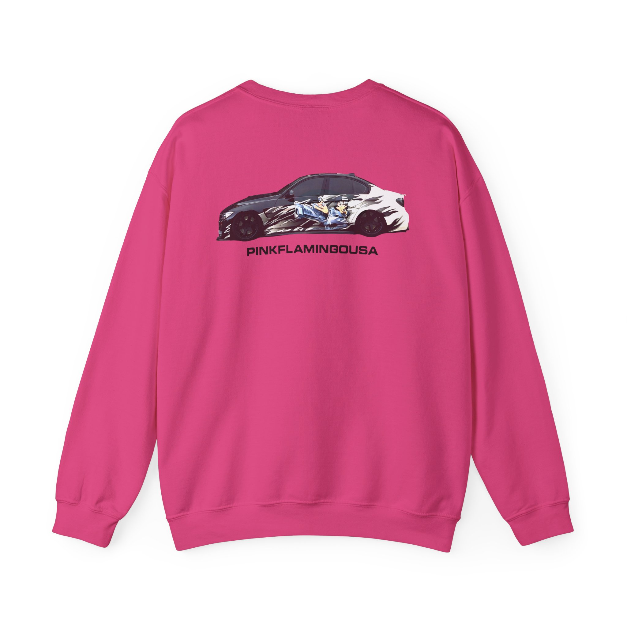 Xavier Wulf Pinkflamingousa Unisex Heavy Blendâ„¢ Crewneck Sweatshirt