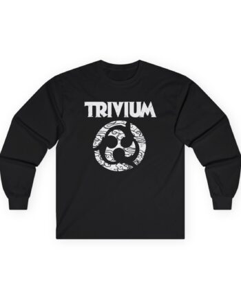 Trivium Swirl Logo Unisex Ultra Cotton Long Sleeve Tee