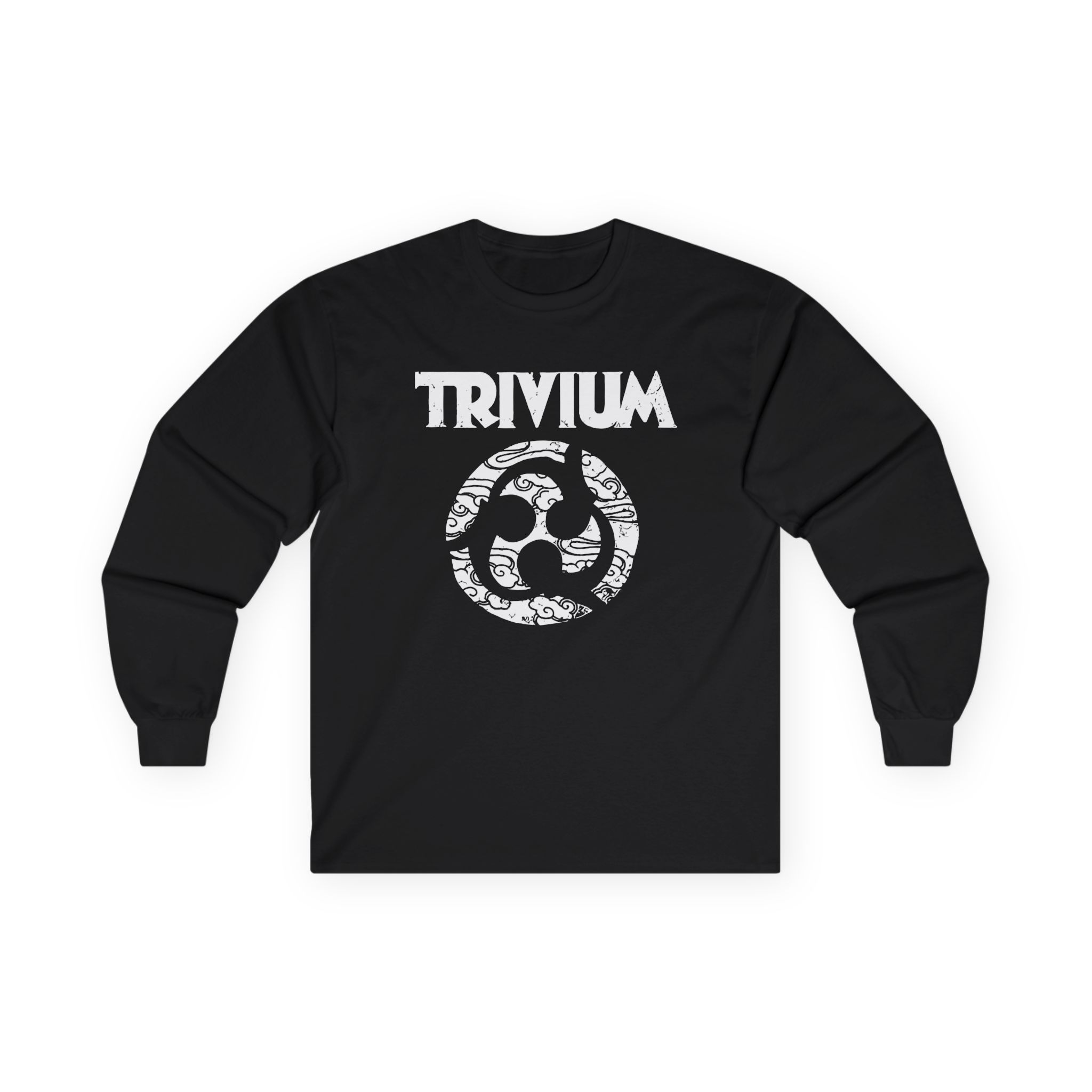 Trivium Swirl Logo Unisex Ultra Cotton Long Sleeve Tee