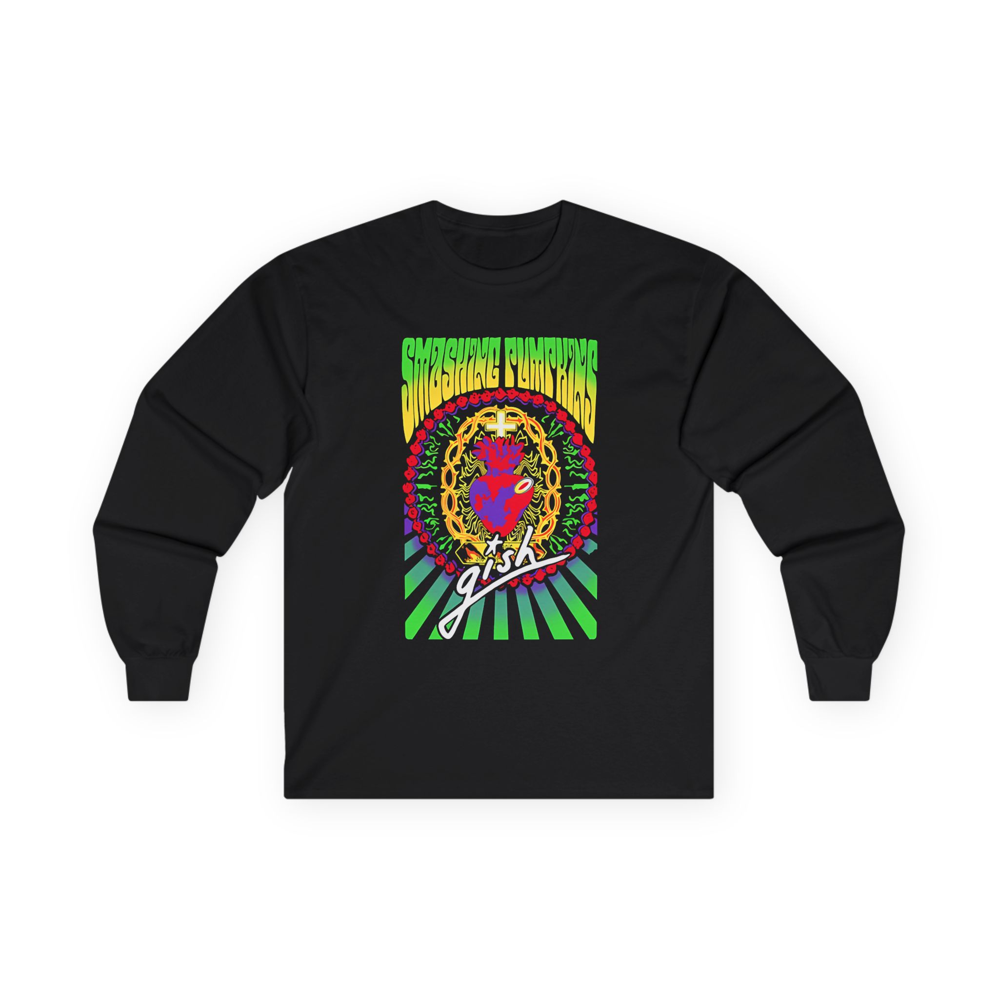 Billy Corgan Gish Sacred Heart Unisex Ultra Cotton Long Sleeve Tee