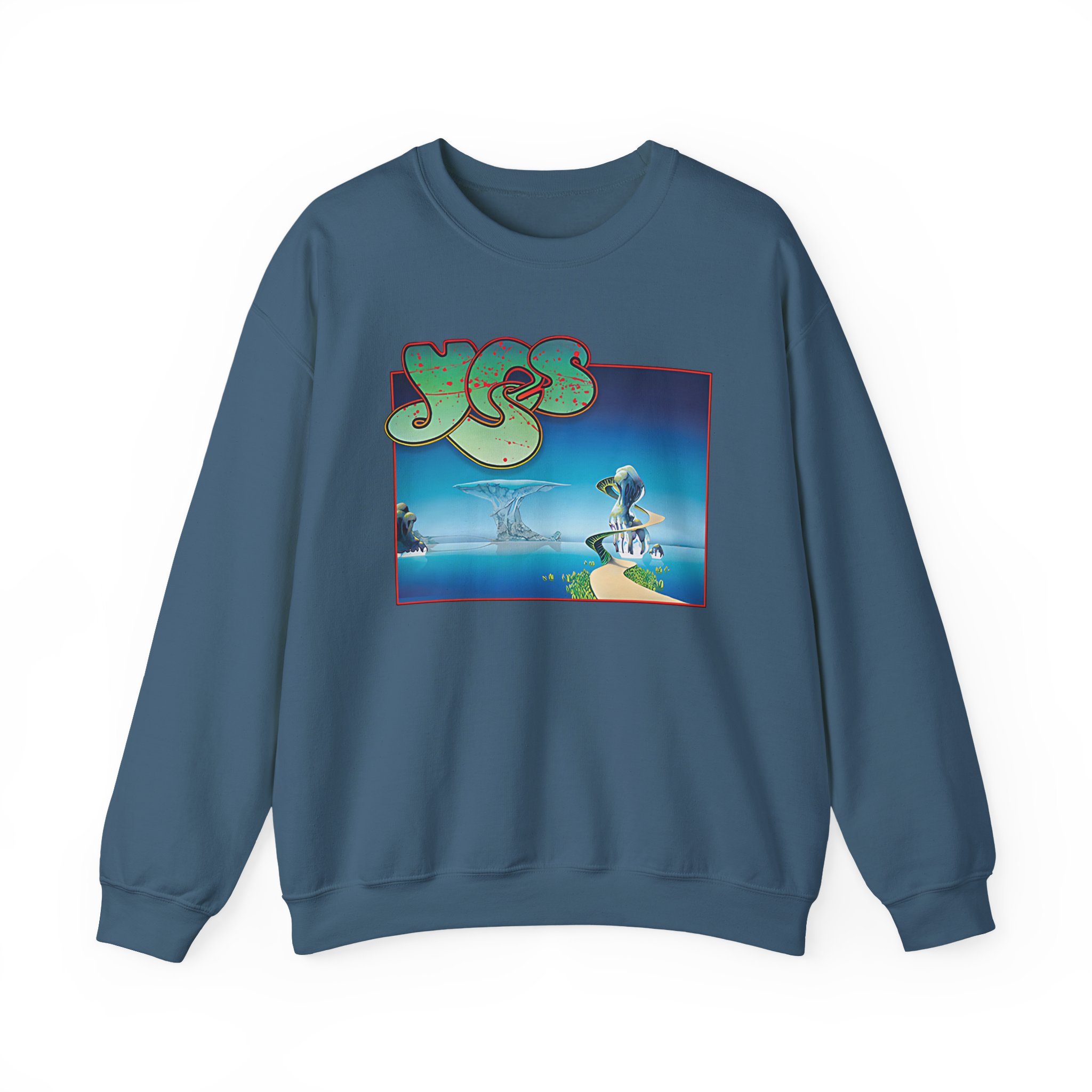 Yes Song Album Cover Unisex Heavy Blendâ„¢ Crewneck Sweatshirt