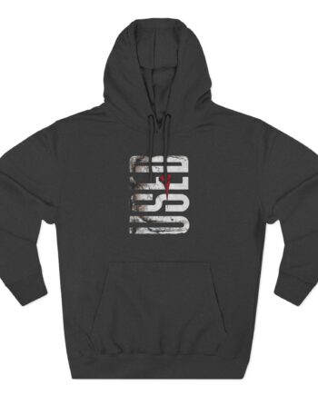 The Used Vertical Heart Three-Panel Fleece Hoodie