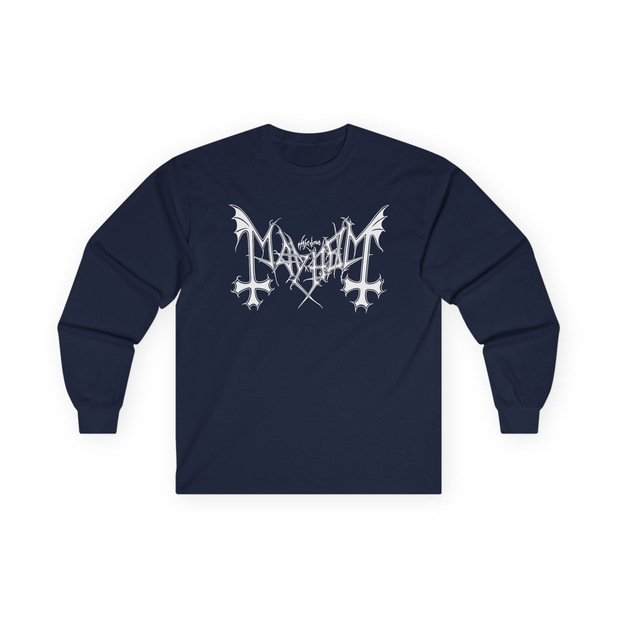 Mayhem Logo Unisex Ultra Cotton Long Sleeve Tee