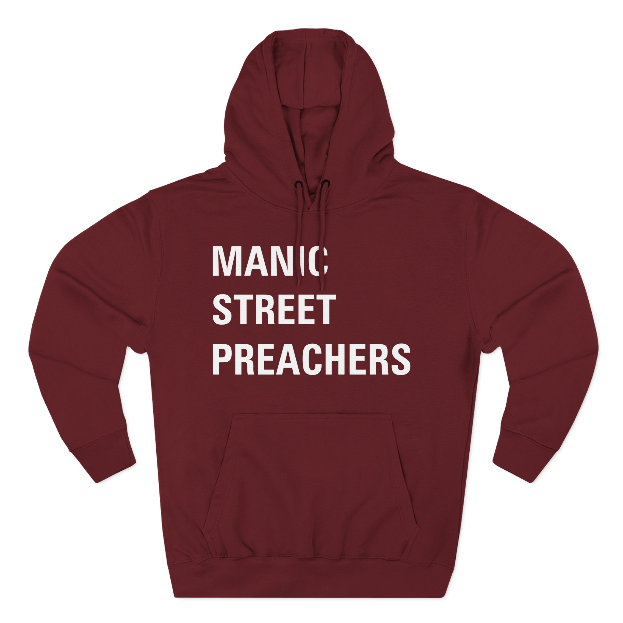 Manic Street Preachers Block Logo Three-Panel Fleece Hoodie