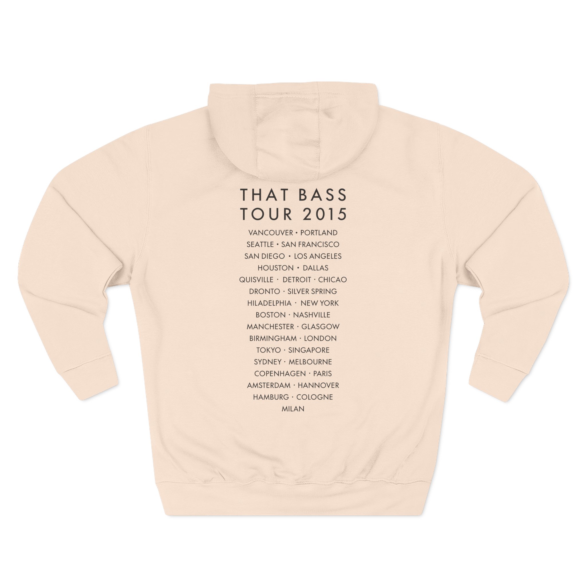 Meghan Trainor Title Pose Turquoise Three-Panel Fleece Hoodie