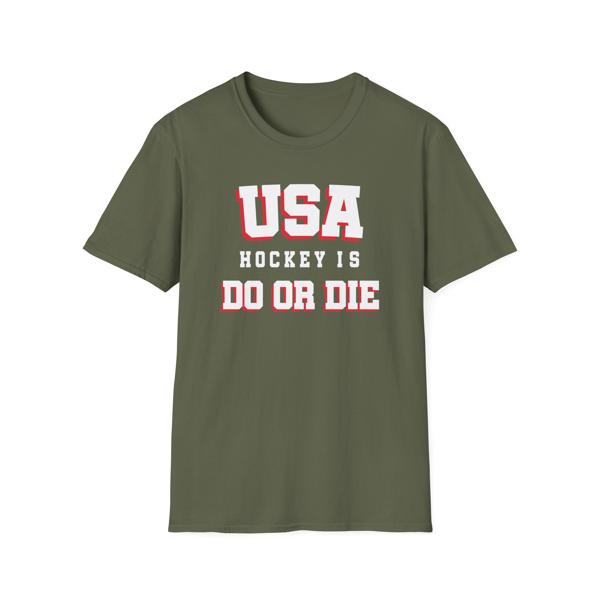 Spittin Chiclets Usa Do or Die Unisex Softstyle T-Shirt