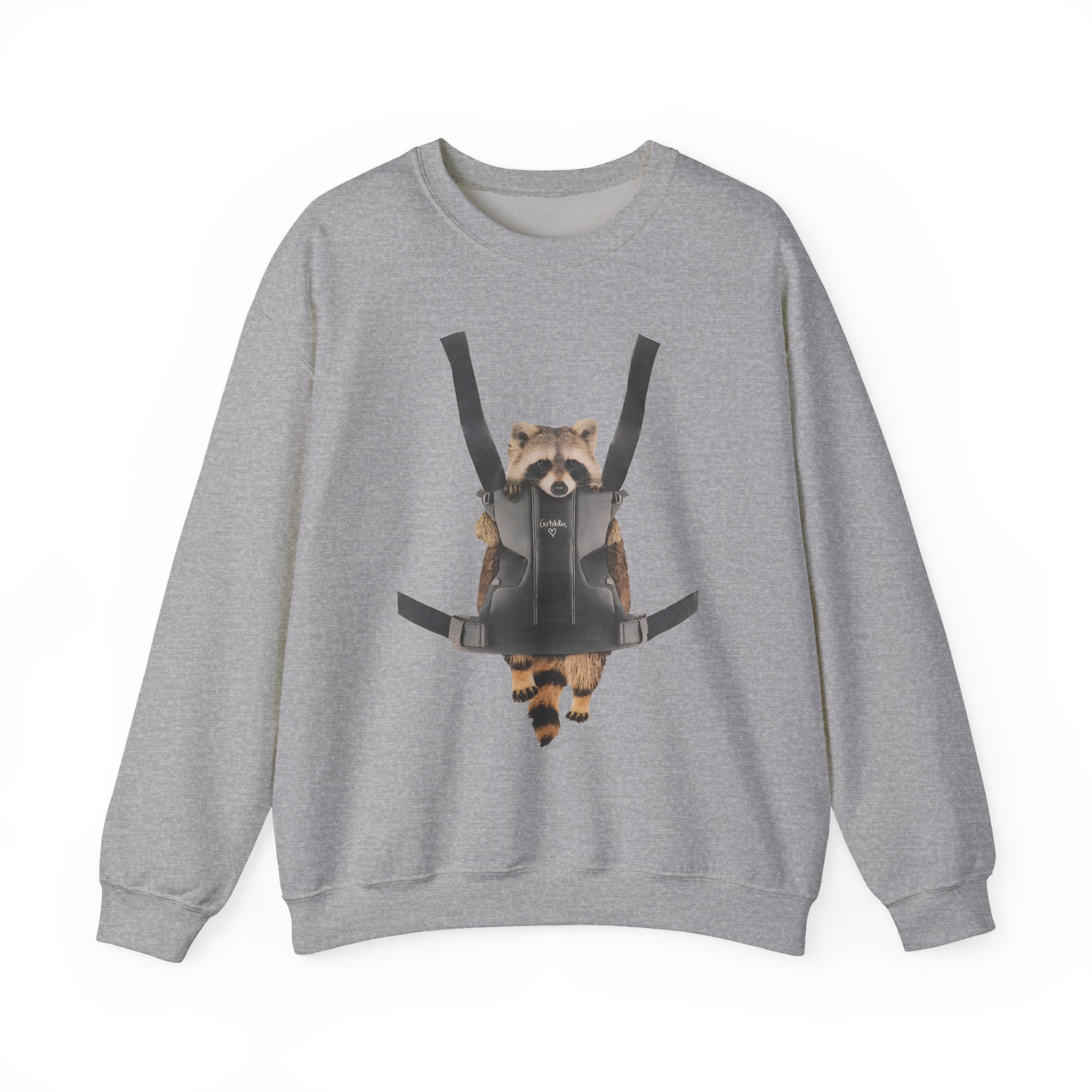 William Osman Raccoon Unisex Heavy Blendâ„¢ Crewneck Sweatshirt